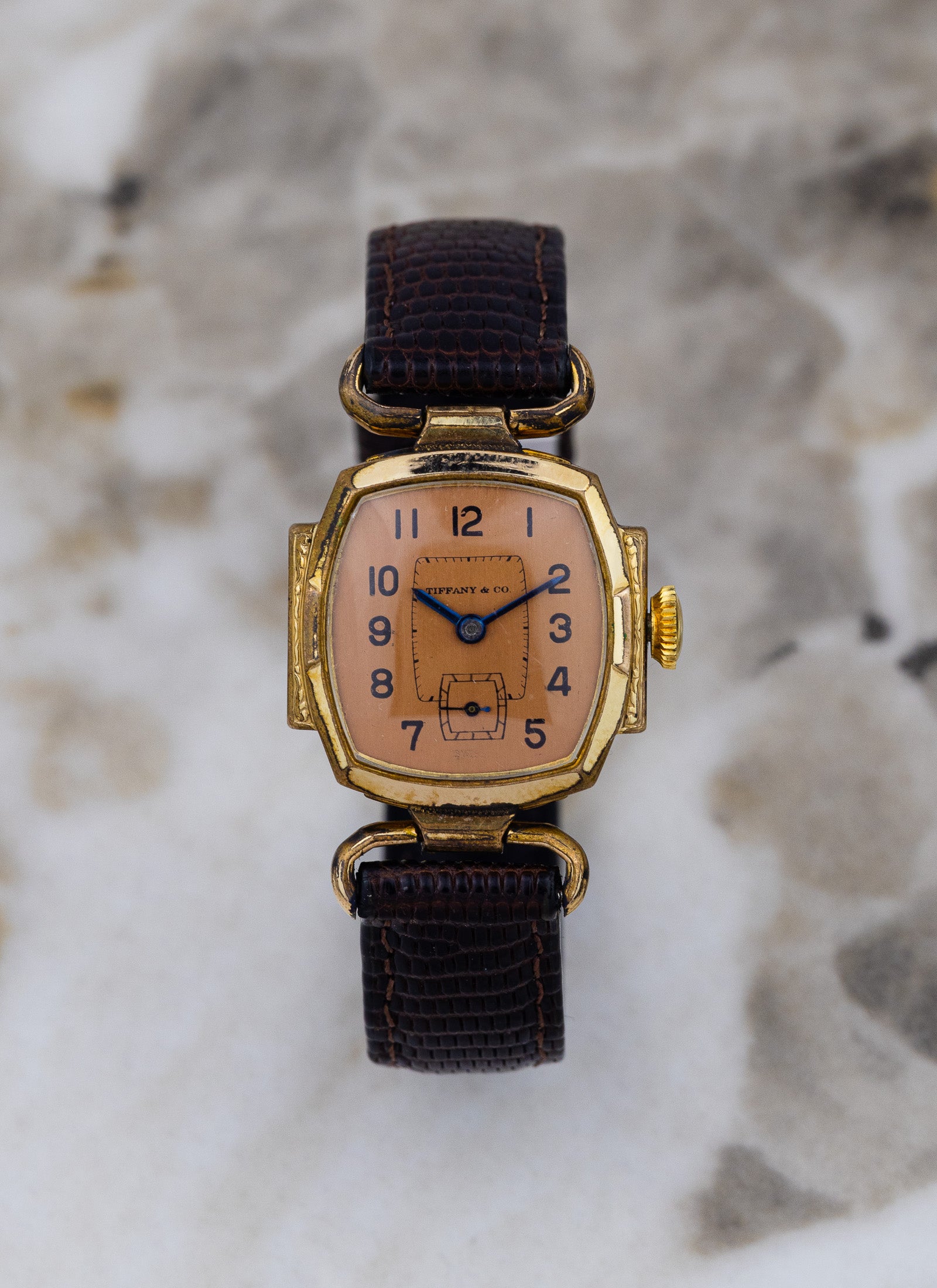 1940s Tiffany by Brunen Salmon Dial