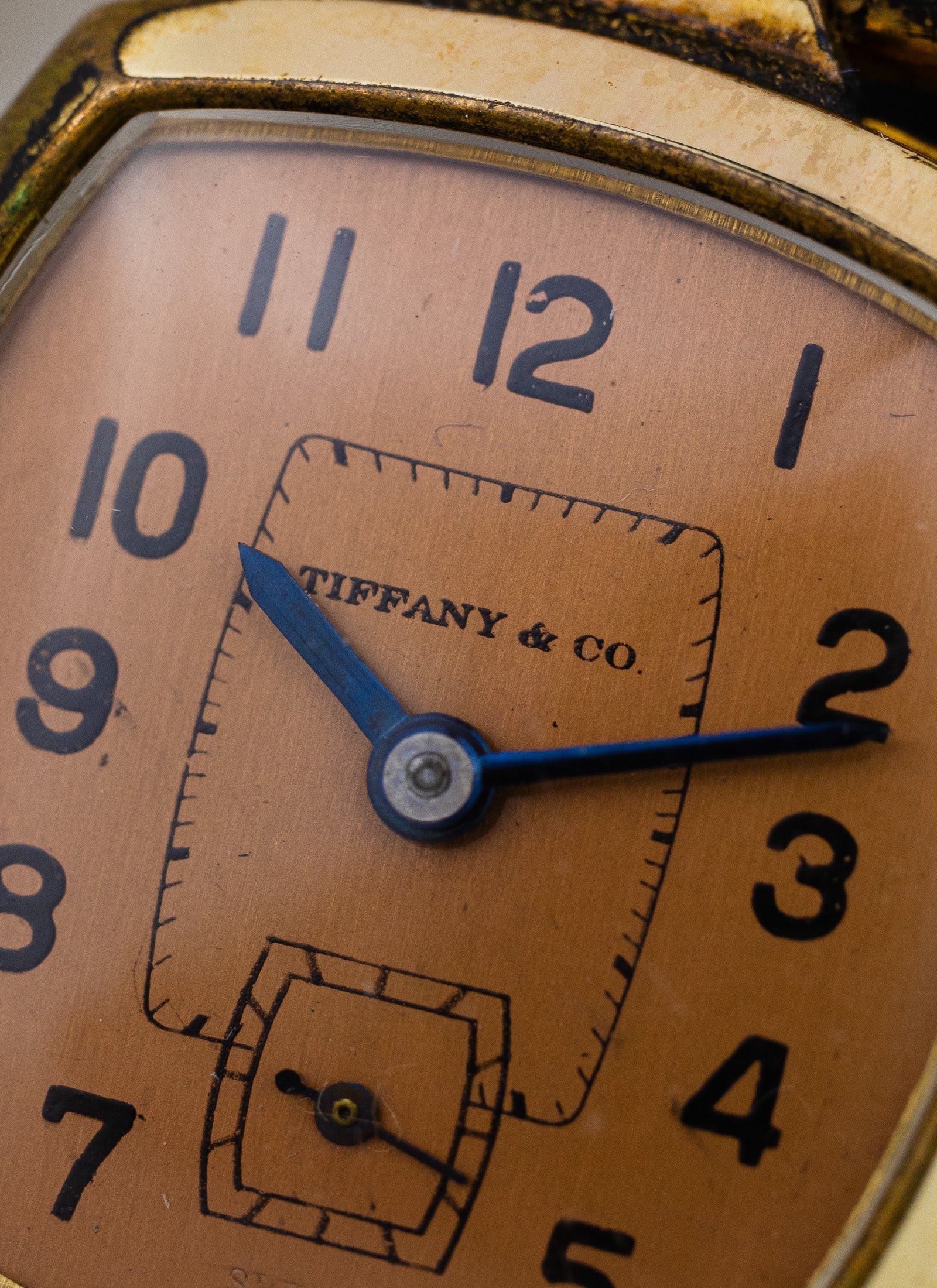 1940s Tiffany by Brunen Salmon Dial