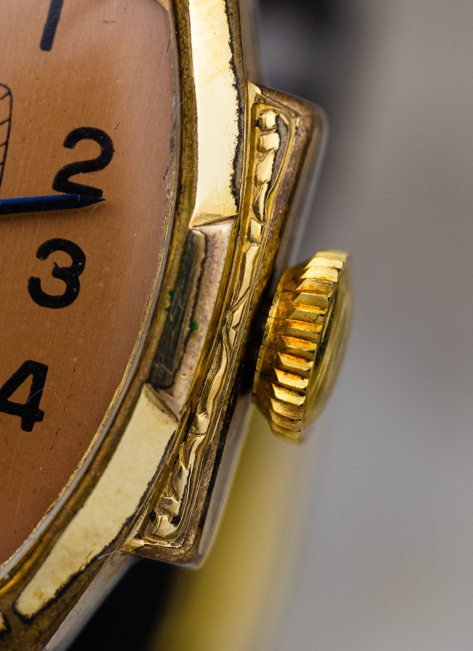 1940s Tiffany by Brunen Salmon Dial
