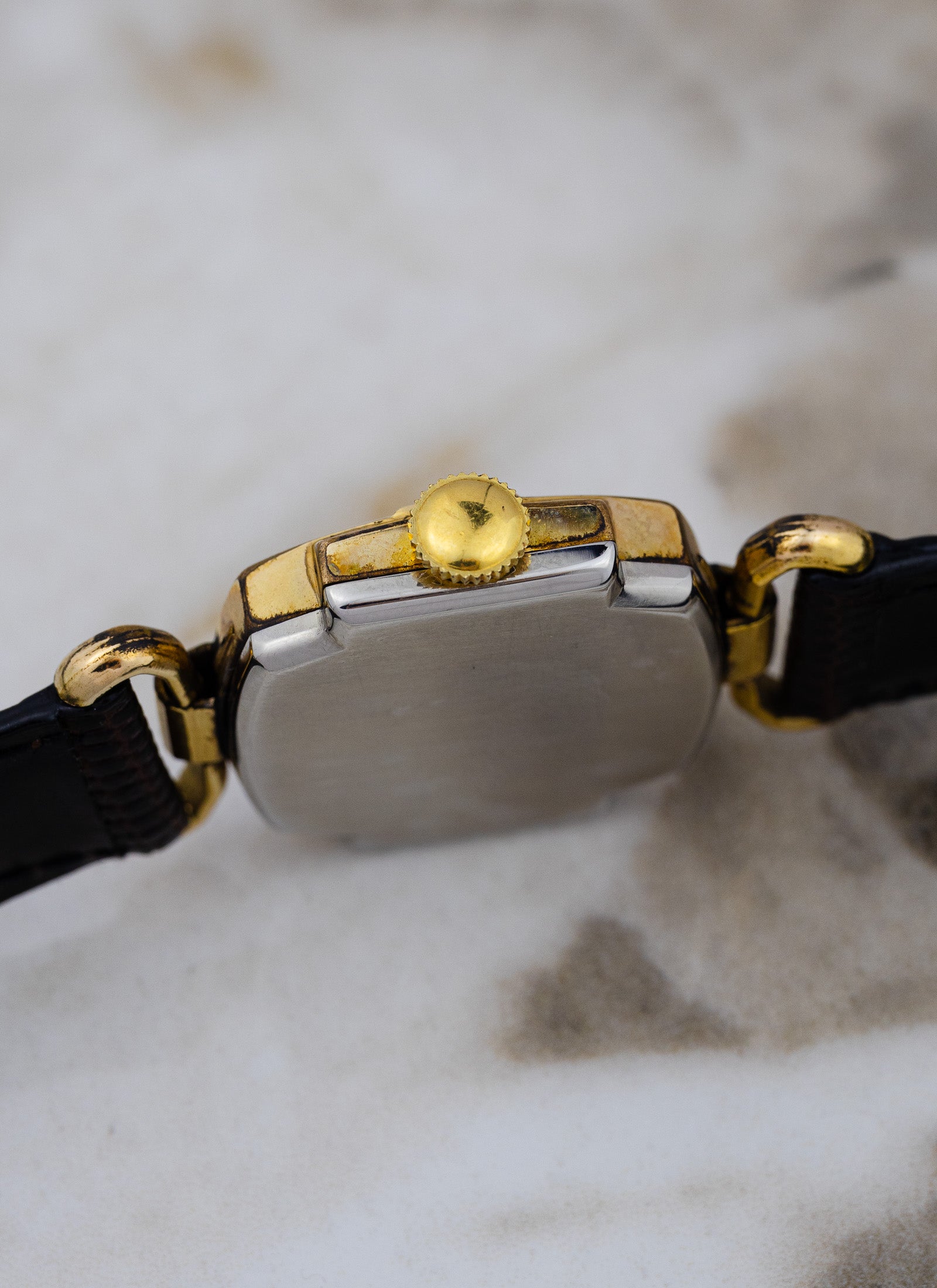 1940s Tiffany by Brunen Salmon Dial