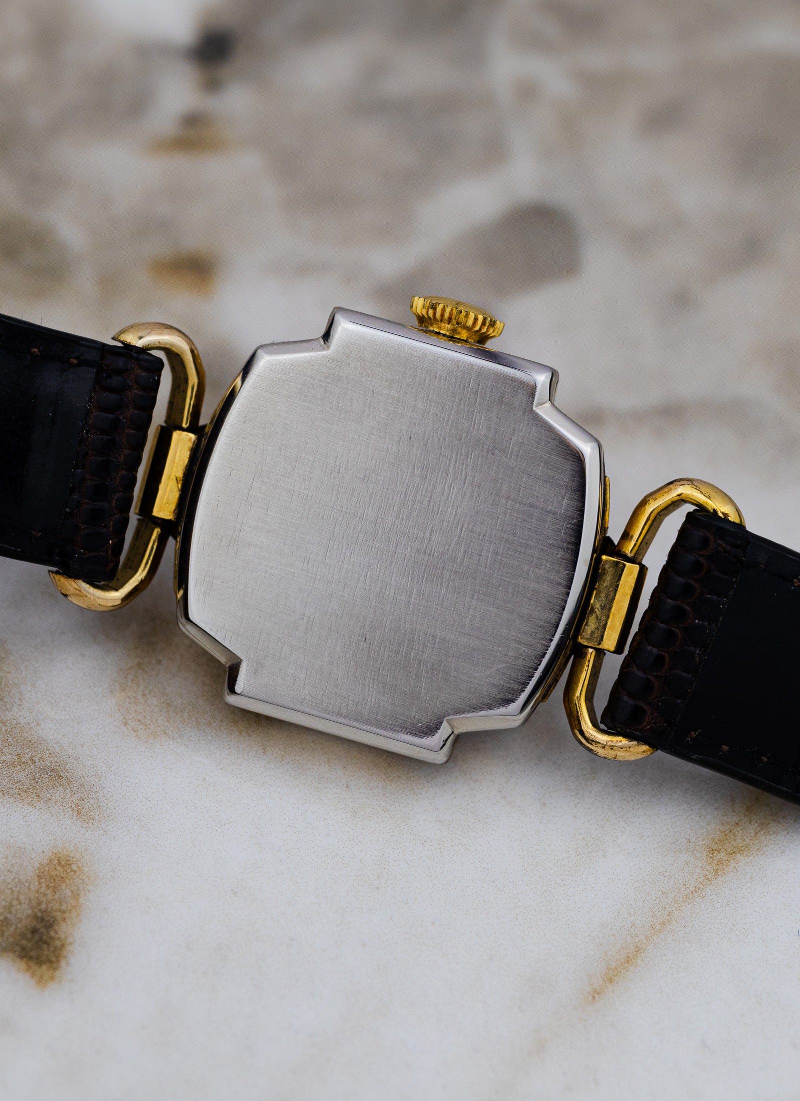 1940s Tiffany by Brunen Salmon Dial