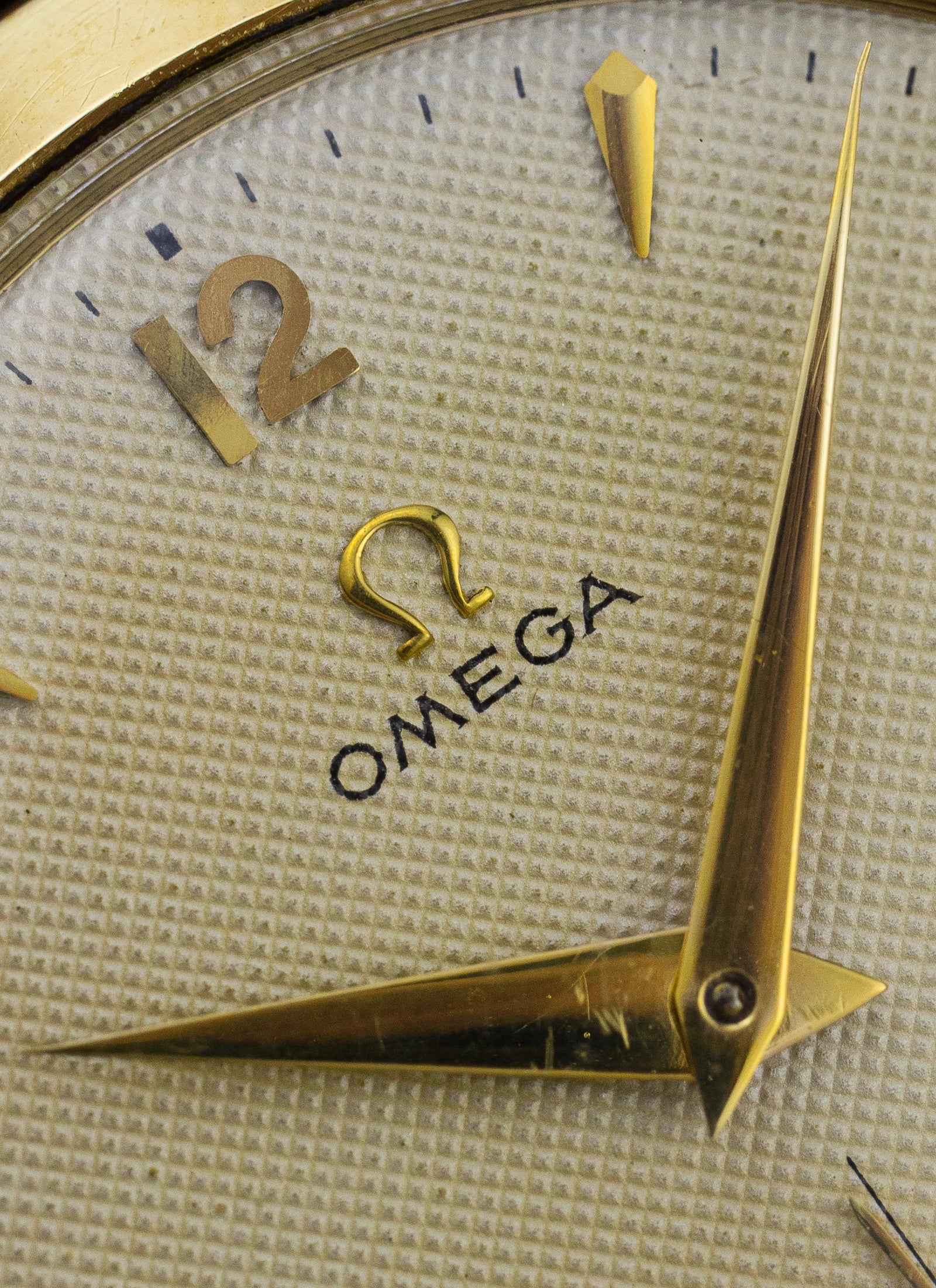 1952 14K Omega Tresor Sub Second Honeycomb 2684 cal. 266 Serviced