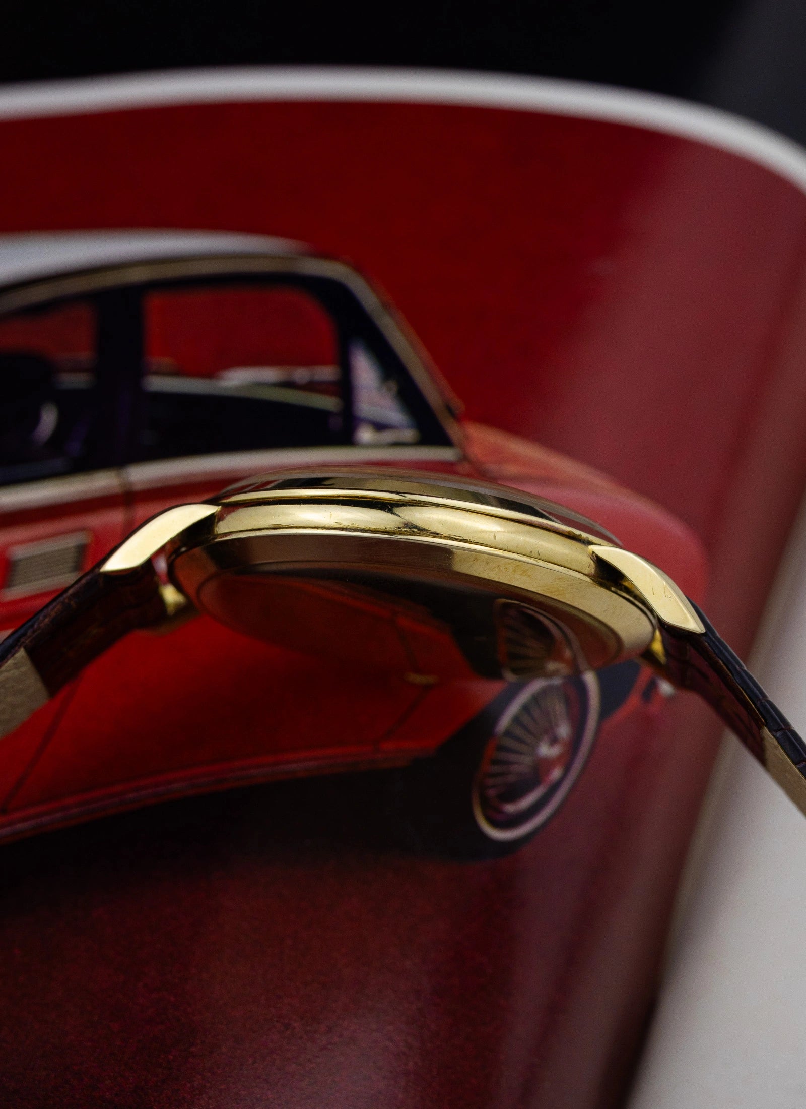 1952 14K Omega Tresor Sub Second Honeycomb 2684 cal. 266 Serviced