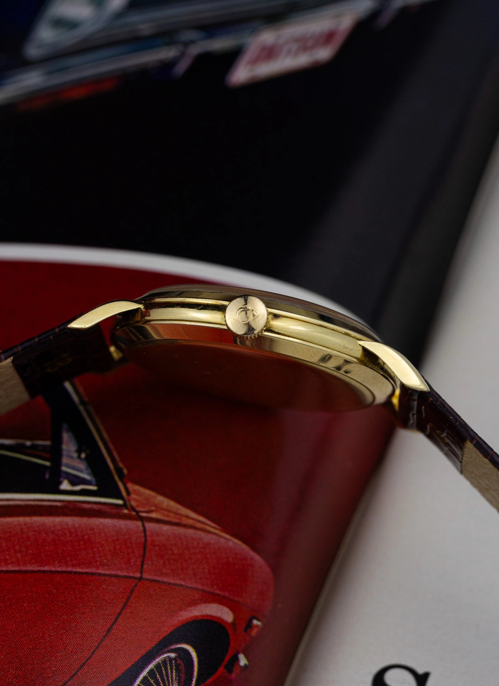 1952 14K Omega Tresor Sub Second Honeycomb 2684 cal. 266 Serviced