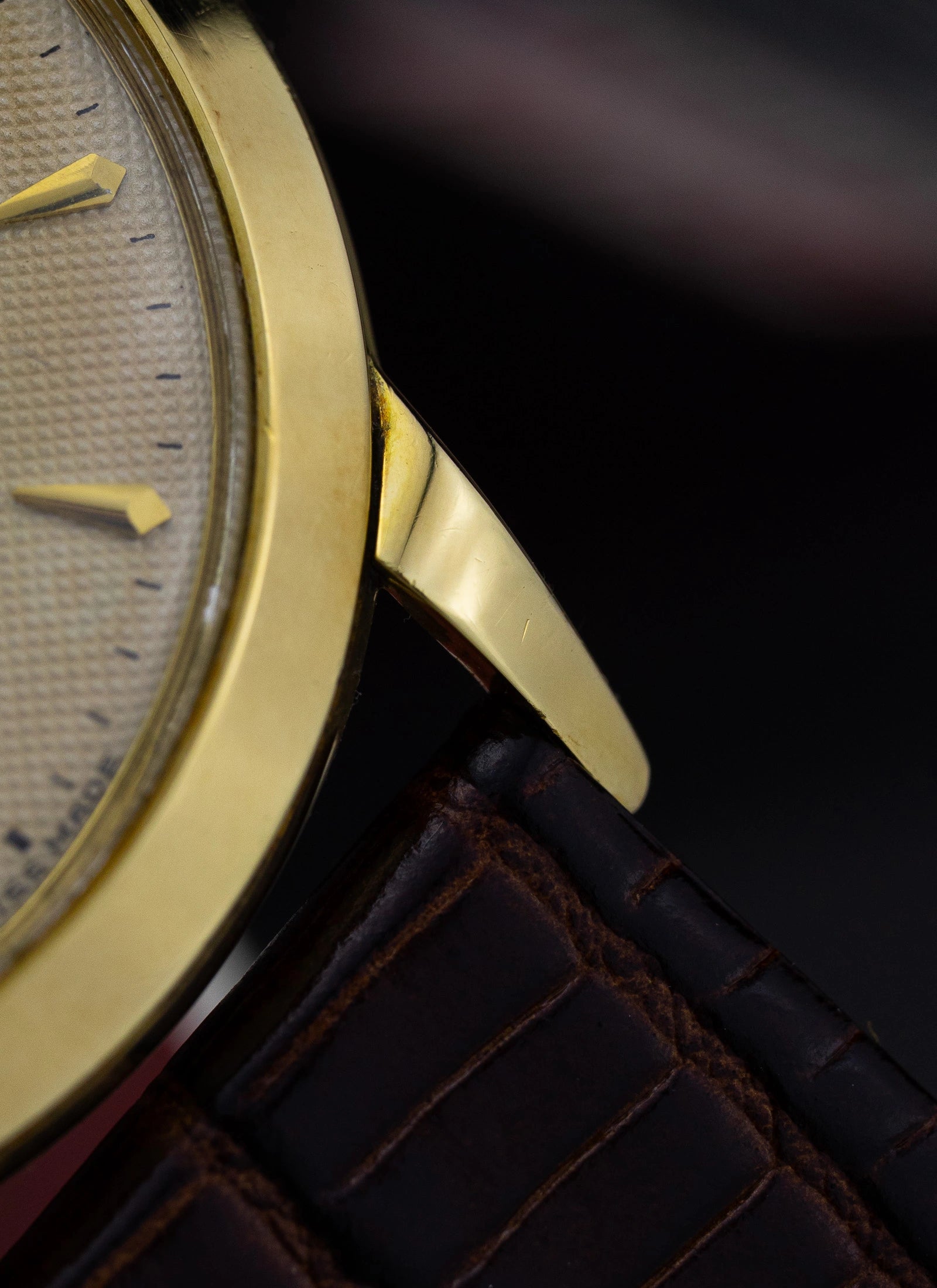 1952 14K Omega Tresor Sub Second Honeycomb 2684 cal. 266 Serviced