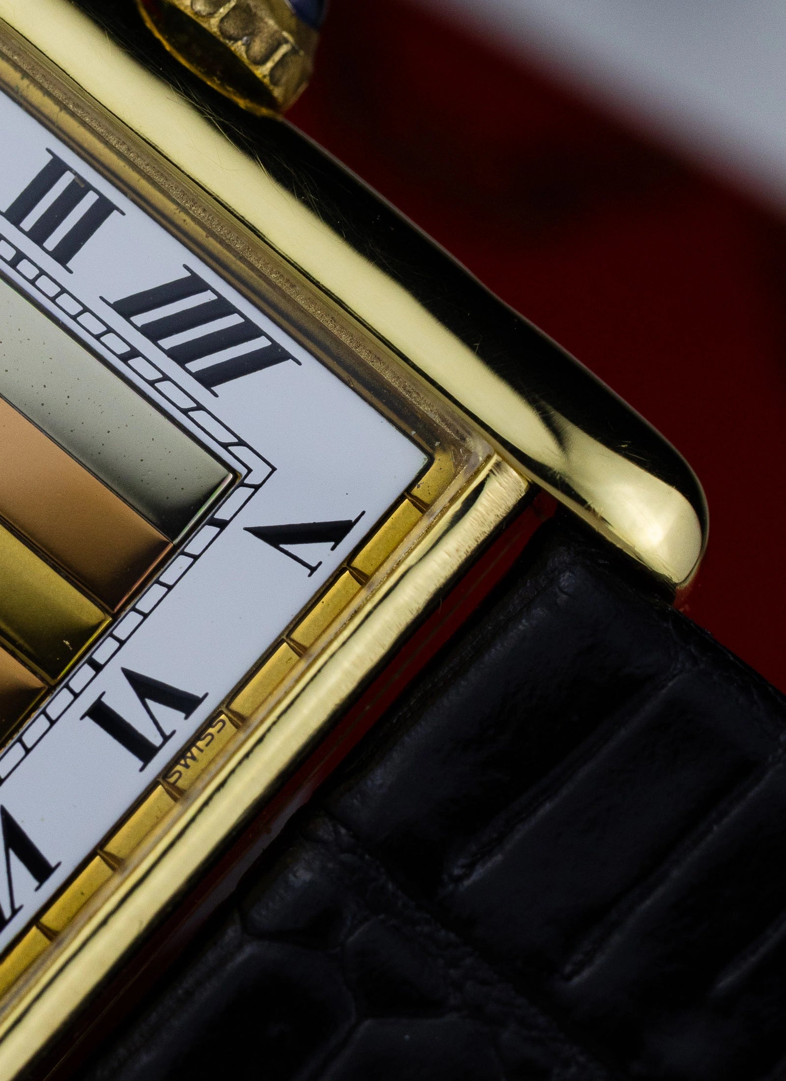 1990s Cartier Must Tank Trinity Dial 590005 Full Set