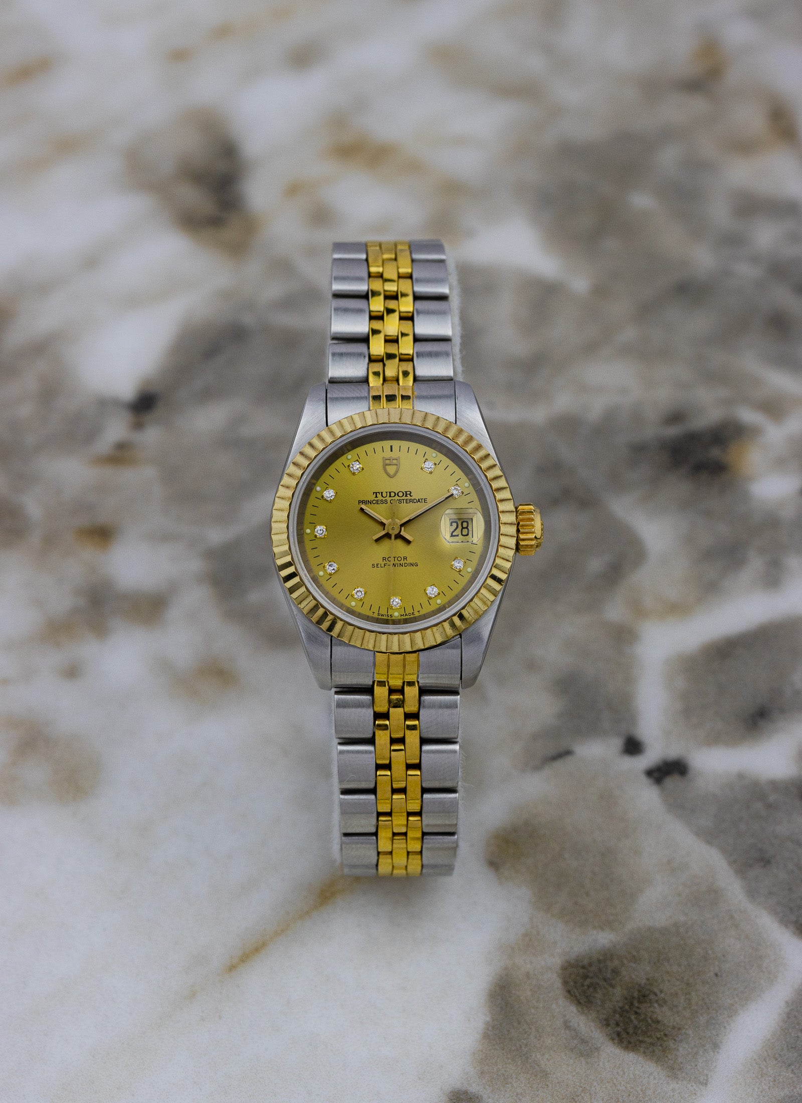 1995 Tudor Princess Oysterdate Diamonds 92413N