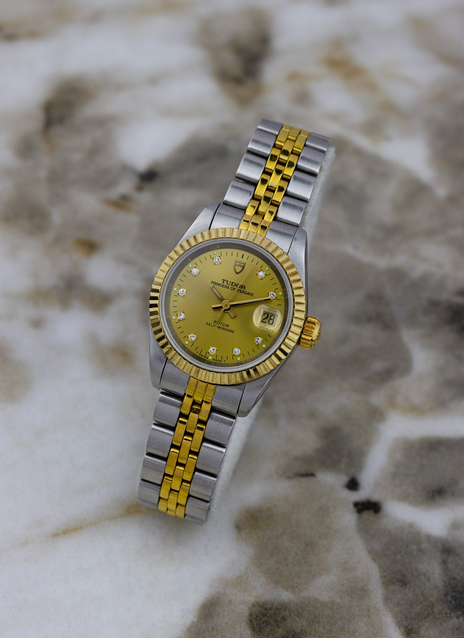 1995 Tudor Princess Oysterdate Diamonds 92413N
