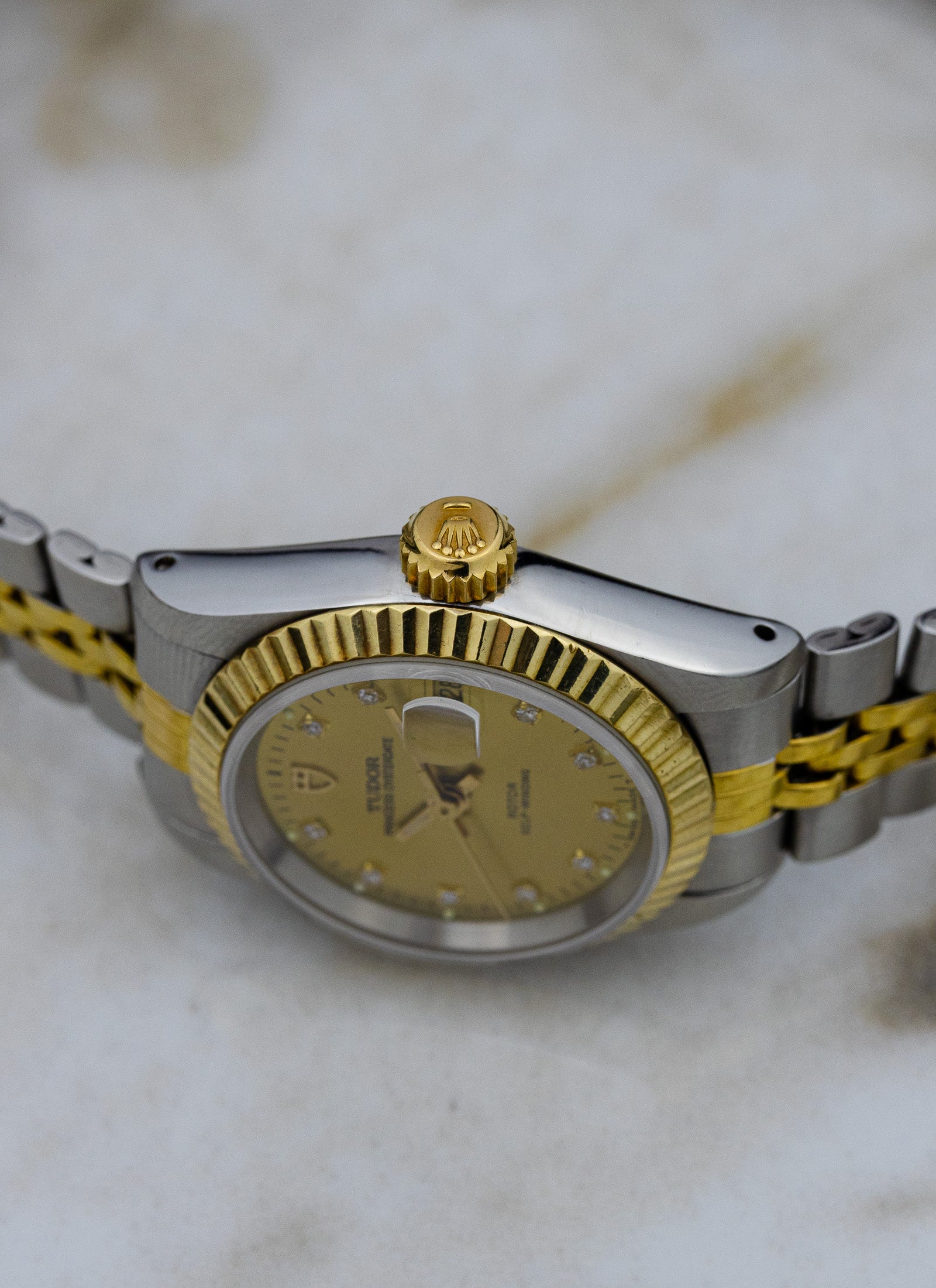 1995 Tudor Princess Oysterdate Diamonds 92413N