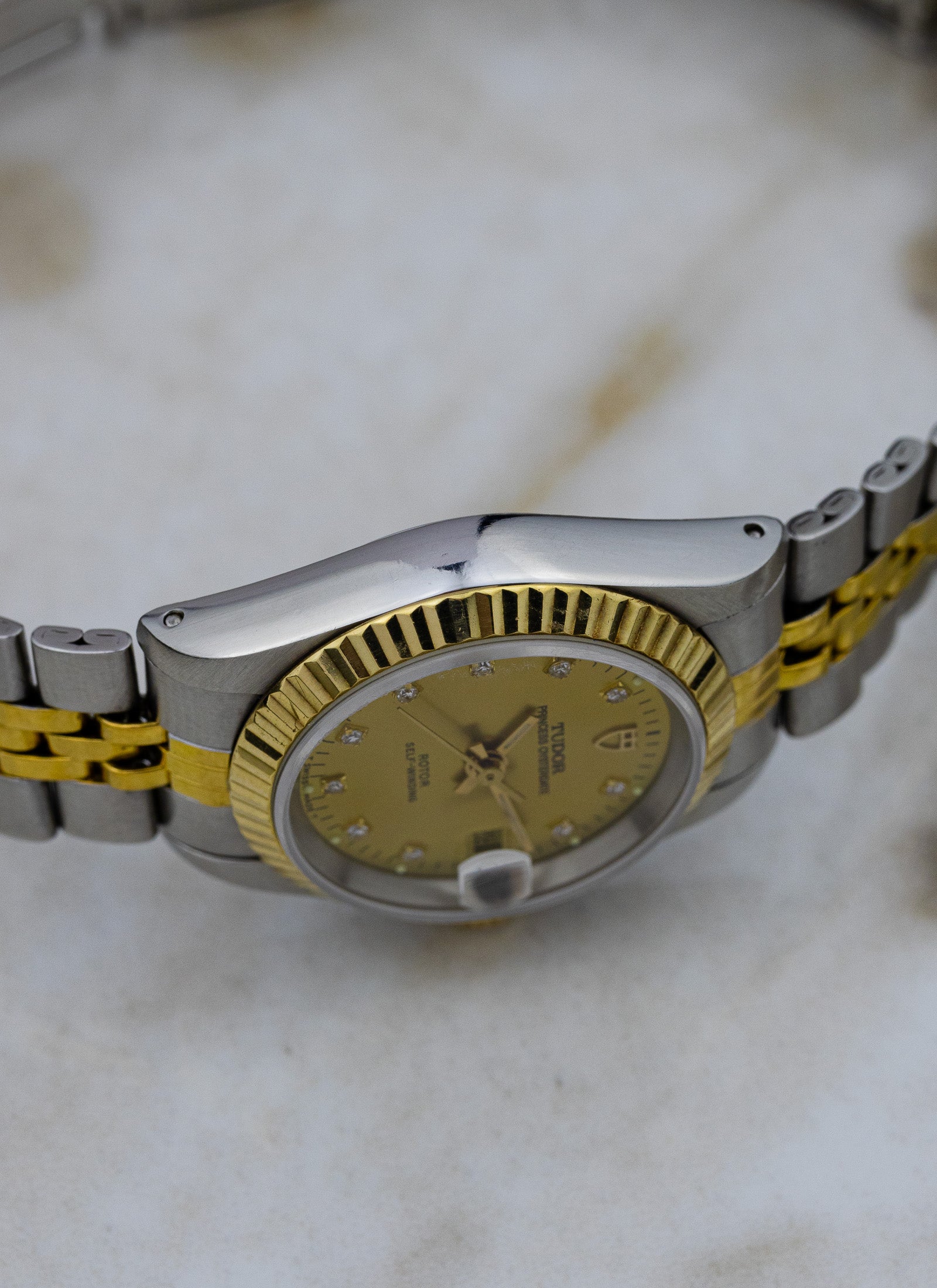 1995 Tudor Princess Oysterdate Diamonds 92413N