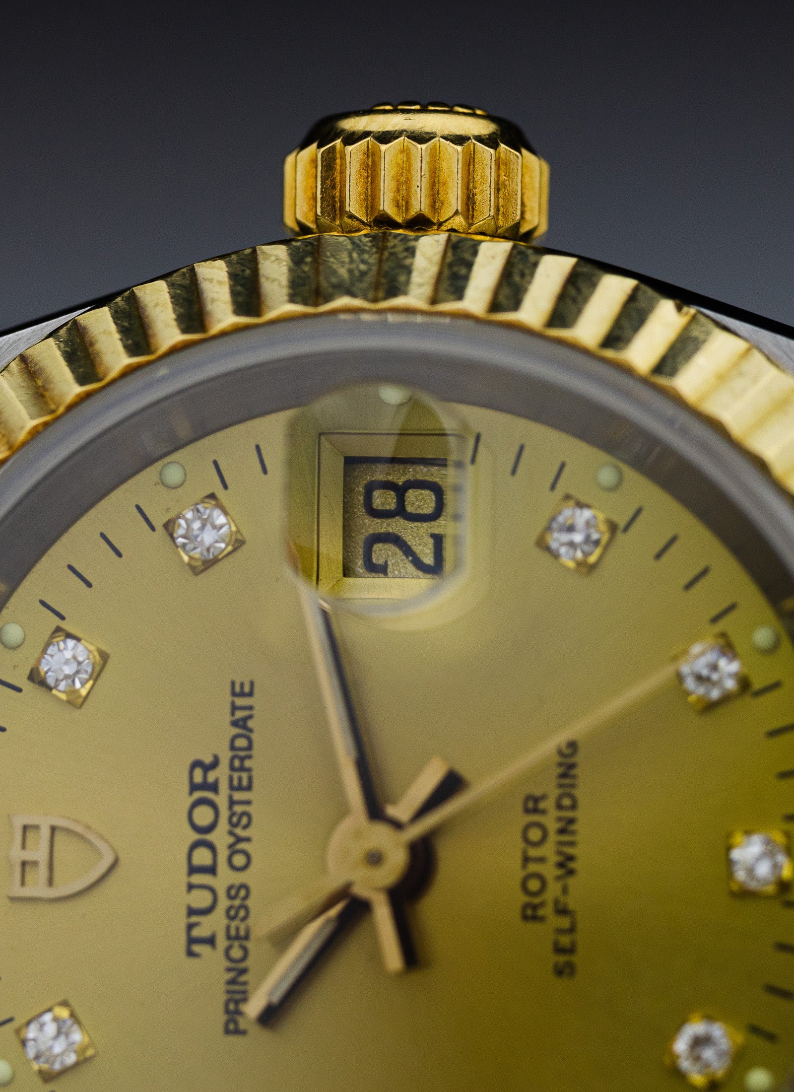 1995 Tudor Princess Oysterdate Diamonds 92413N