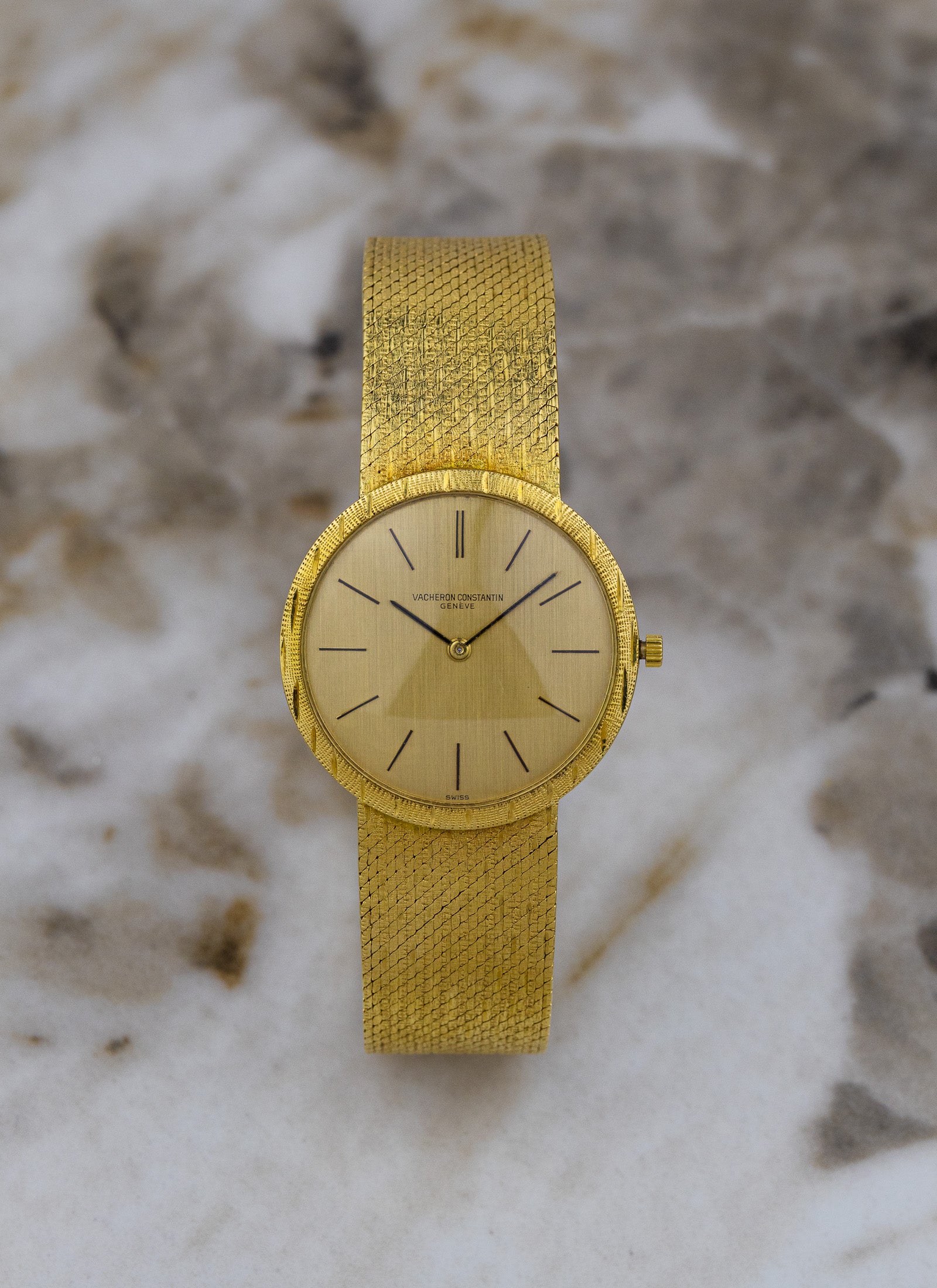18K Vacheron Constantin Patrimony Linen Dial 6352