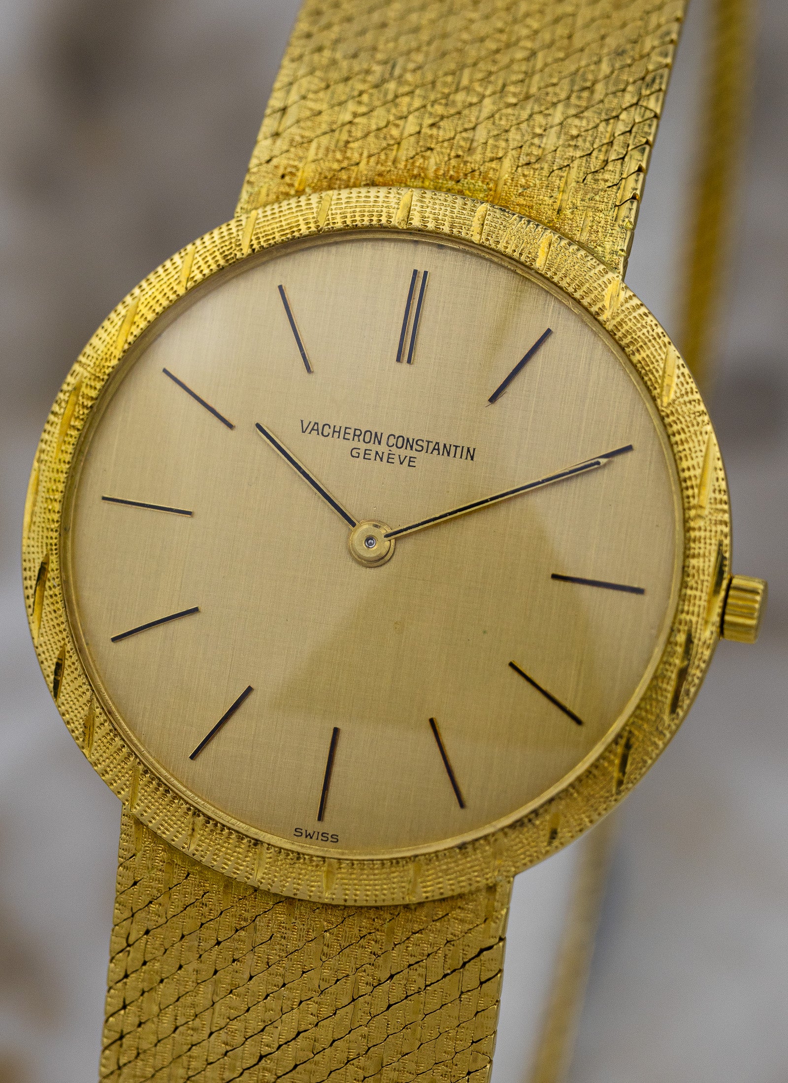 18K Vacheron Constantin Patrimony Linen Dial 6352
