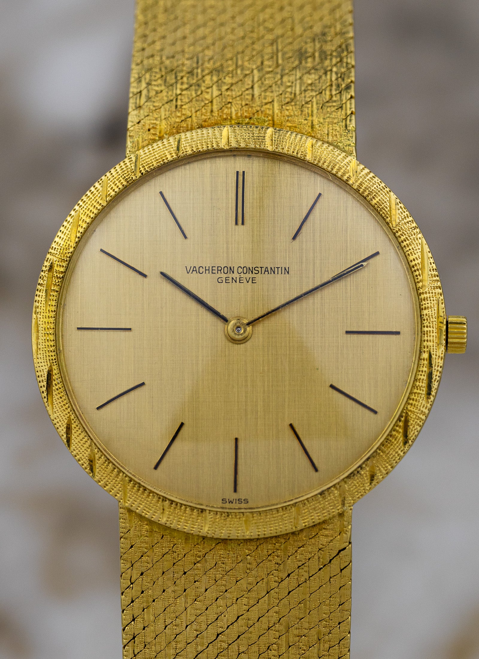 18K Vacheron Constantin Patrimony Linen Dial 6352