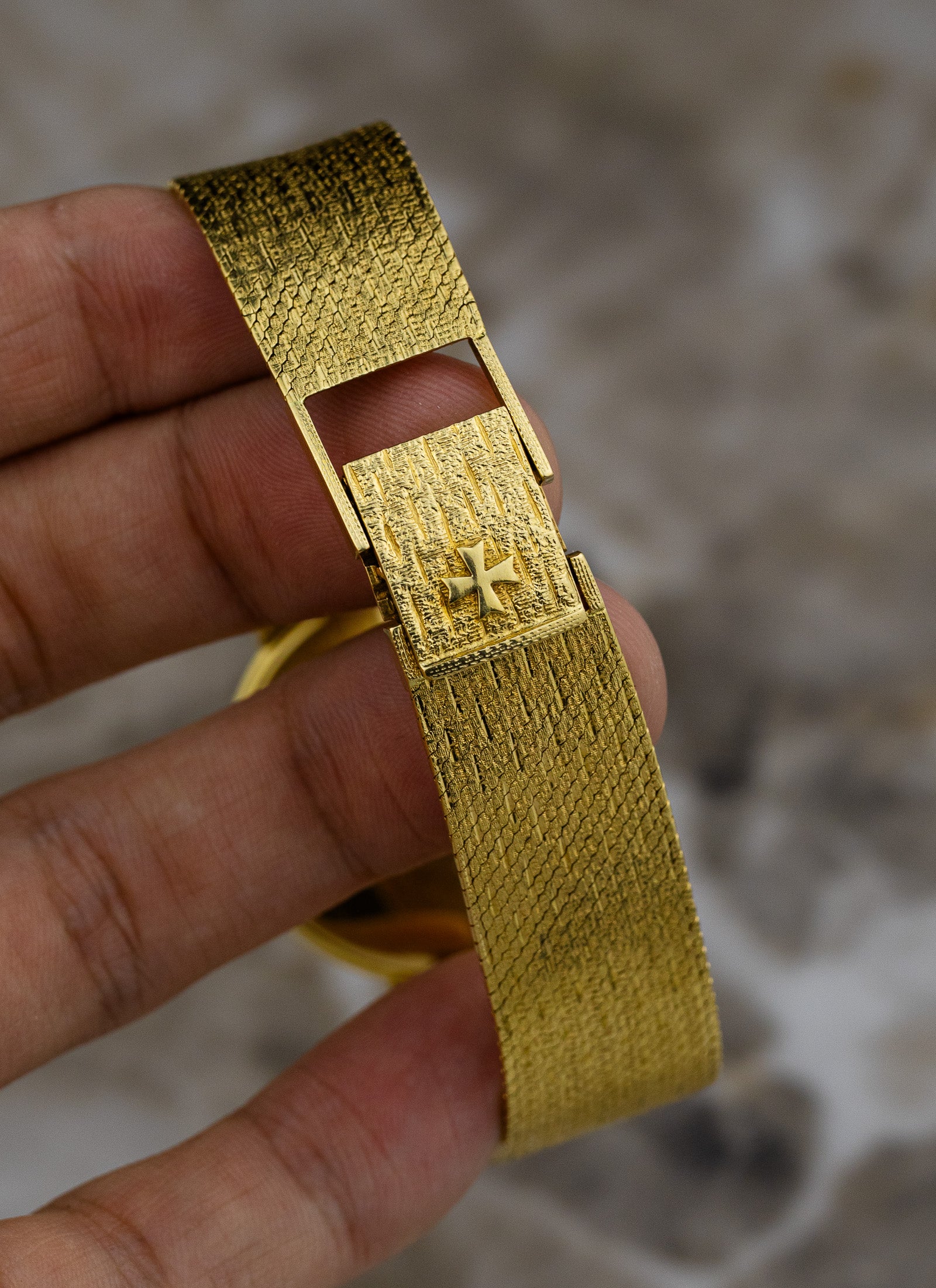 18K Vacheron Constantin Patrimony Linen Dial 6352