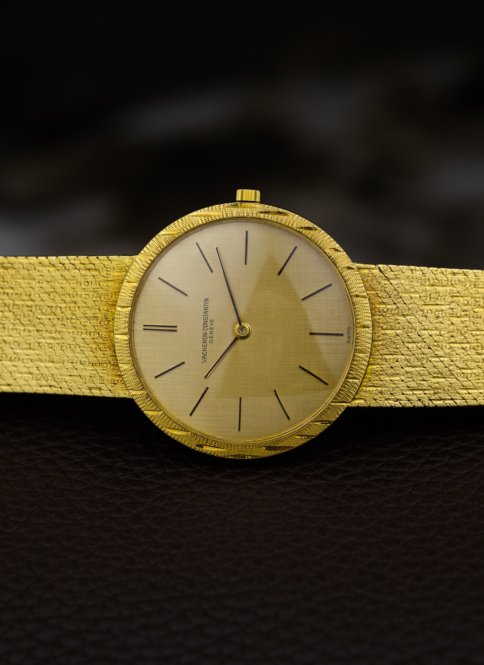 18K Vacheron Constantin Patrimony Linen Dial 6352