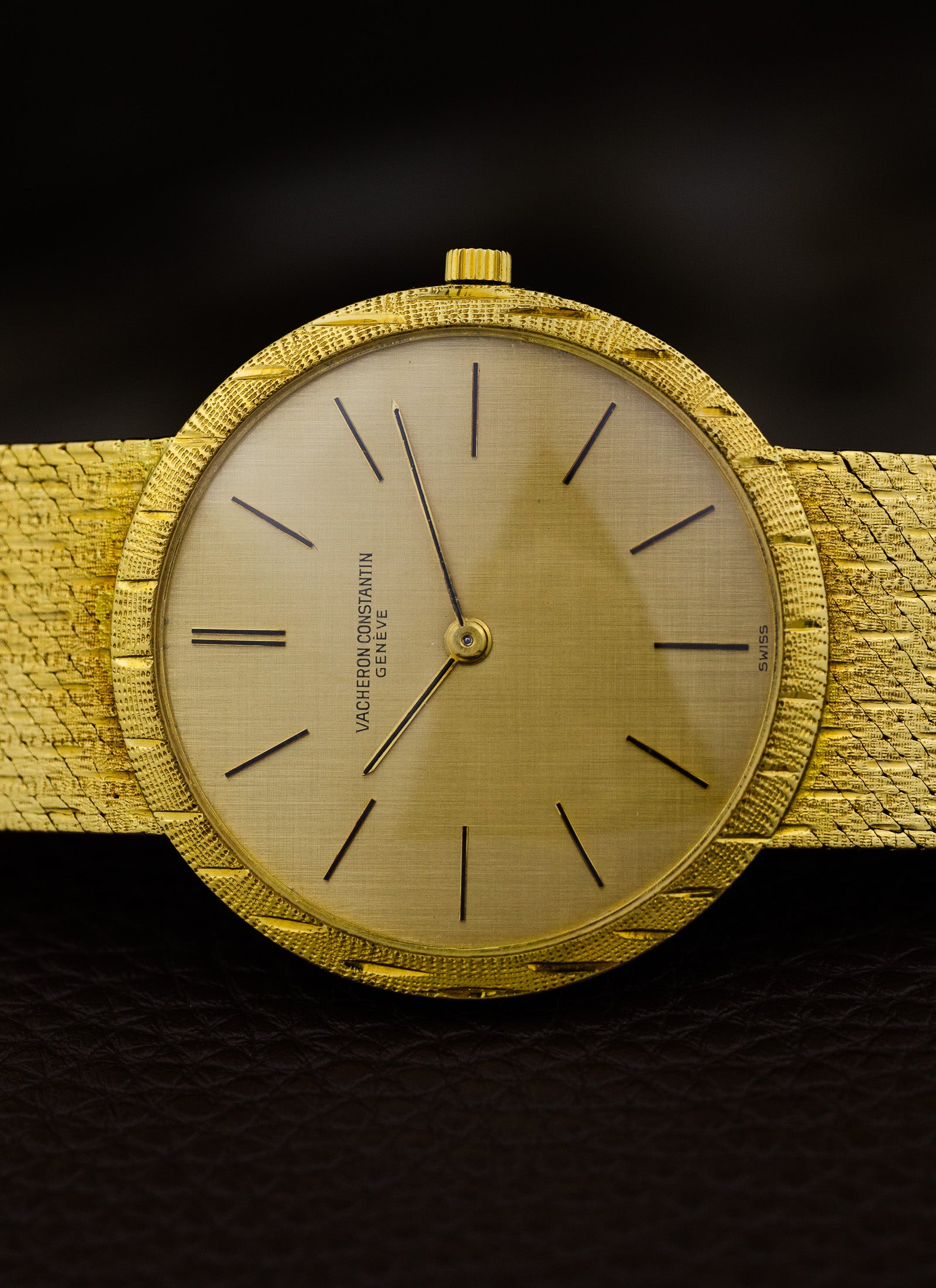 18K Vacheron Constantin Patrimony Linen Dial 6352