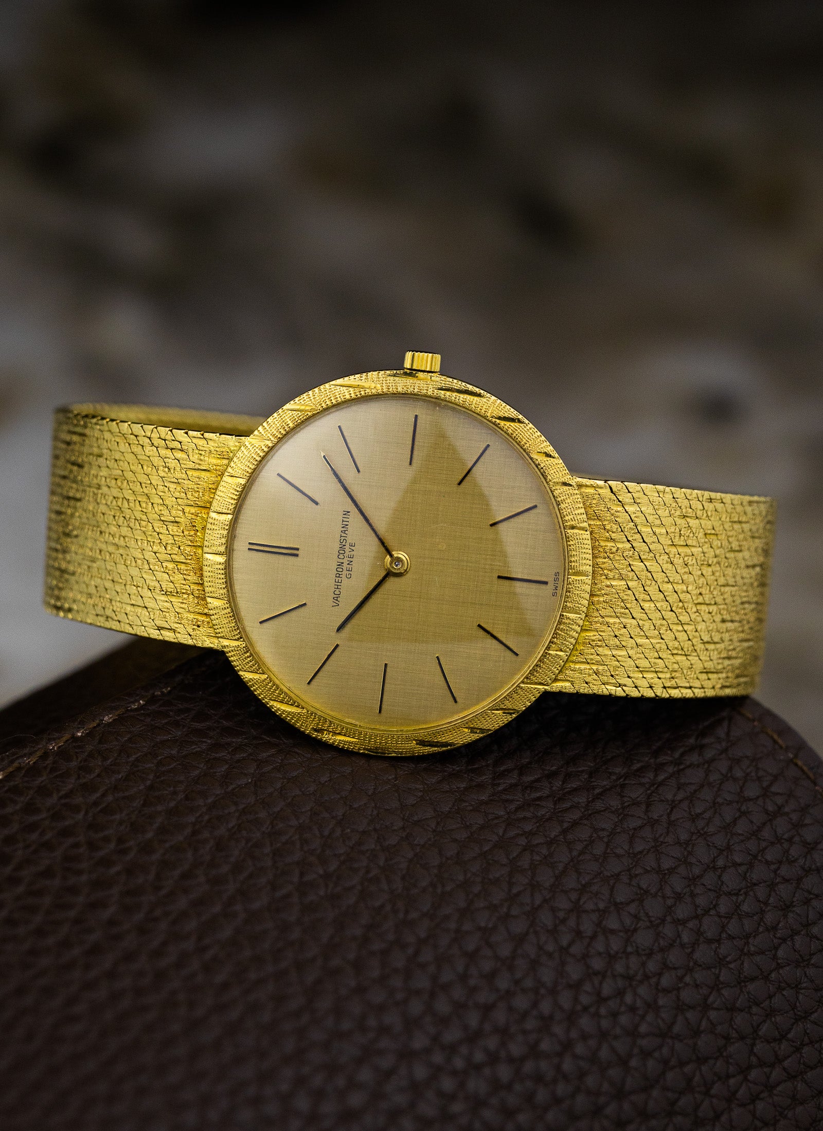 18K Vacheron Constantin Patrimony Linen Dial 6352