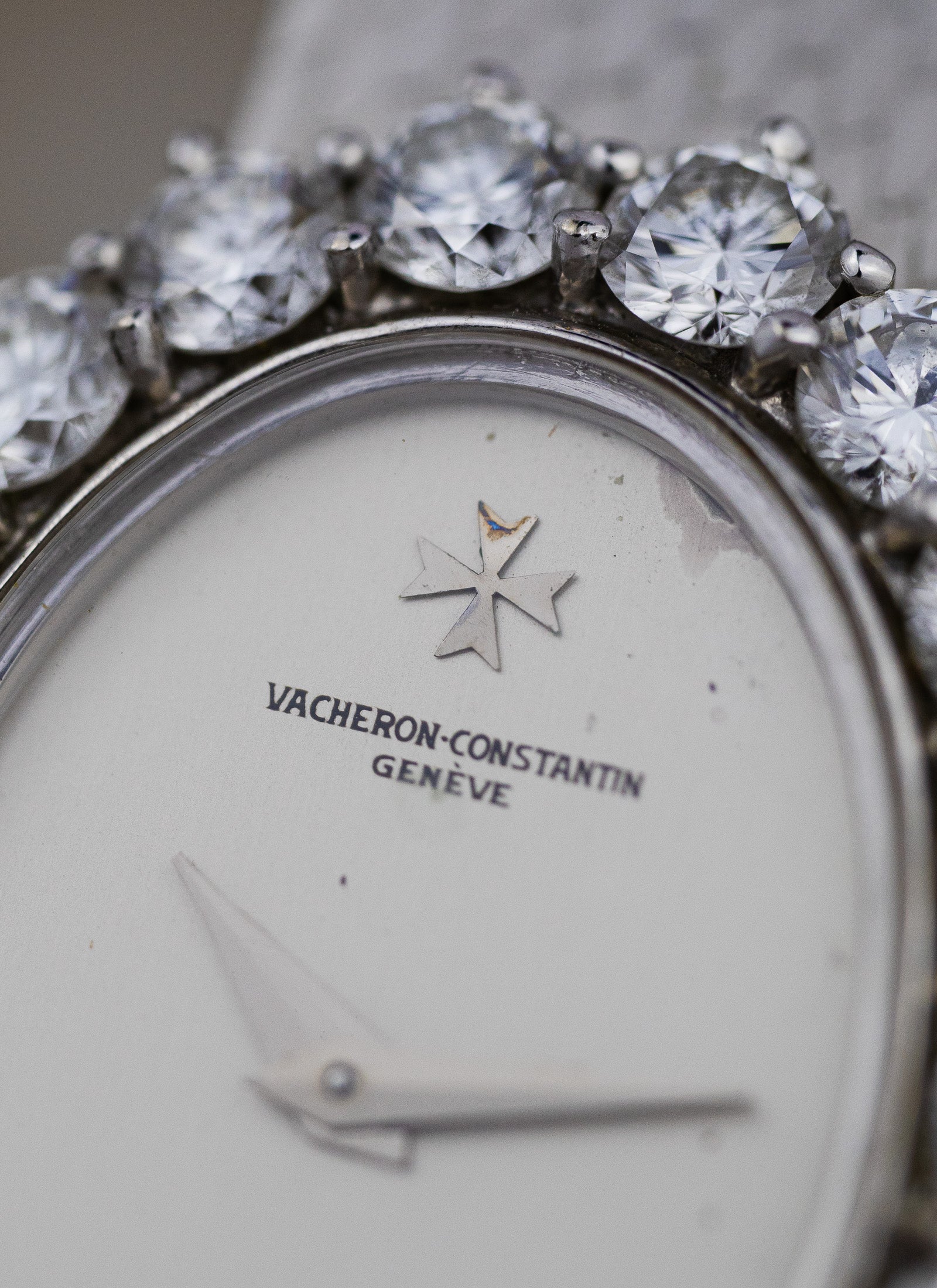 1977 18K WG Vacheron Constantin 18702 Big Diamond Bezel Full Set