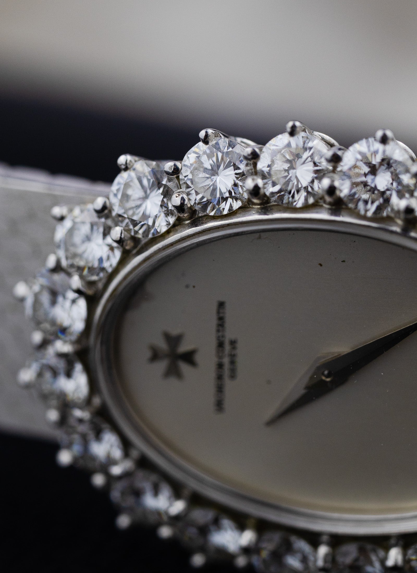 1977 18K WG Vacheron Constantin 18702 Big Diamond Bezel Full Set