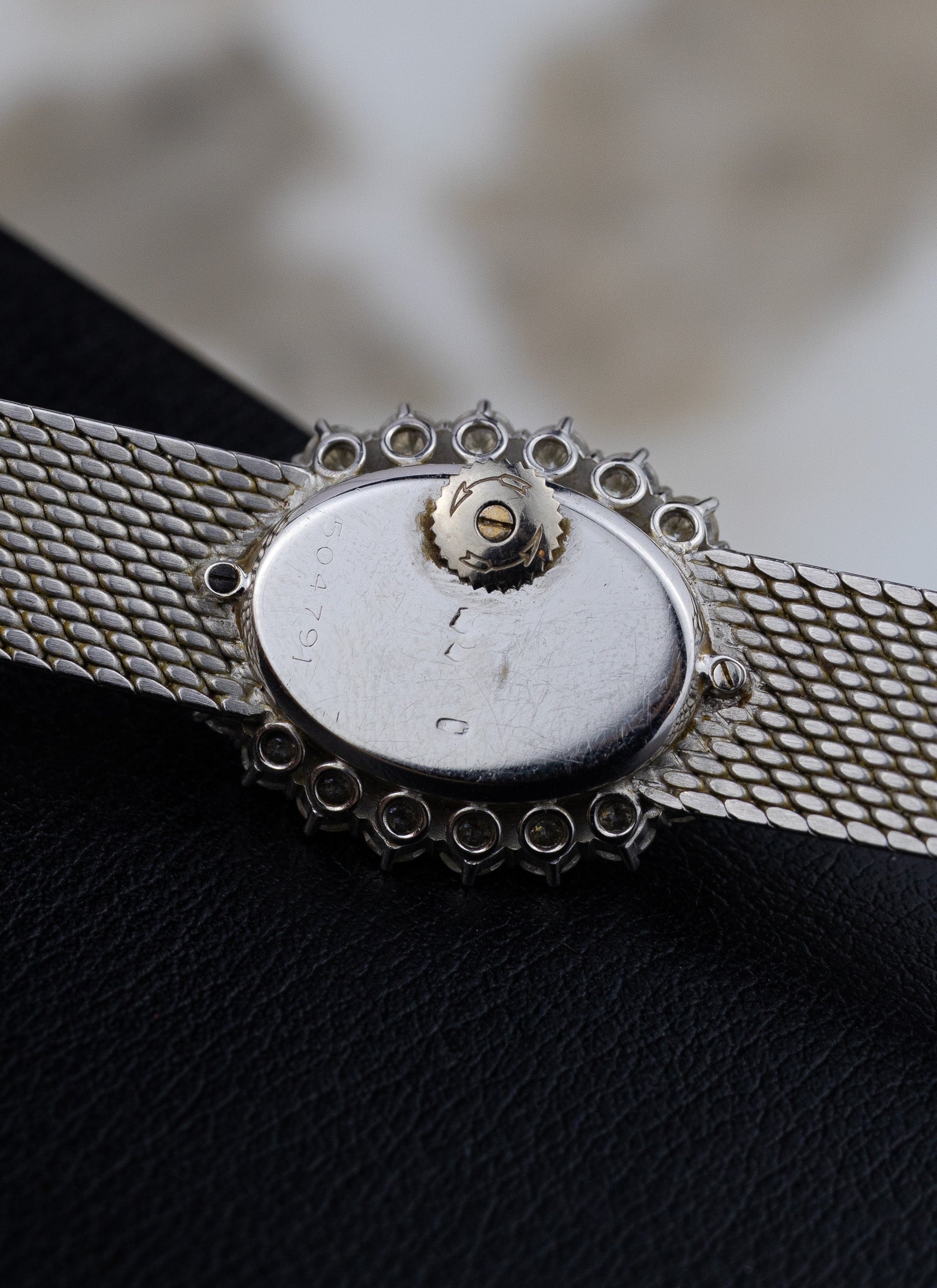1977 18K WG Vacheron Constantin 18702 Big Diamond Bezel Full Set