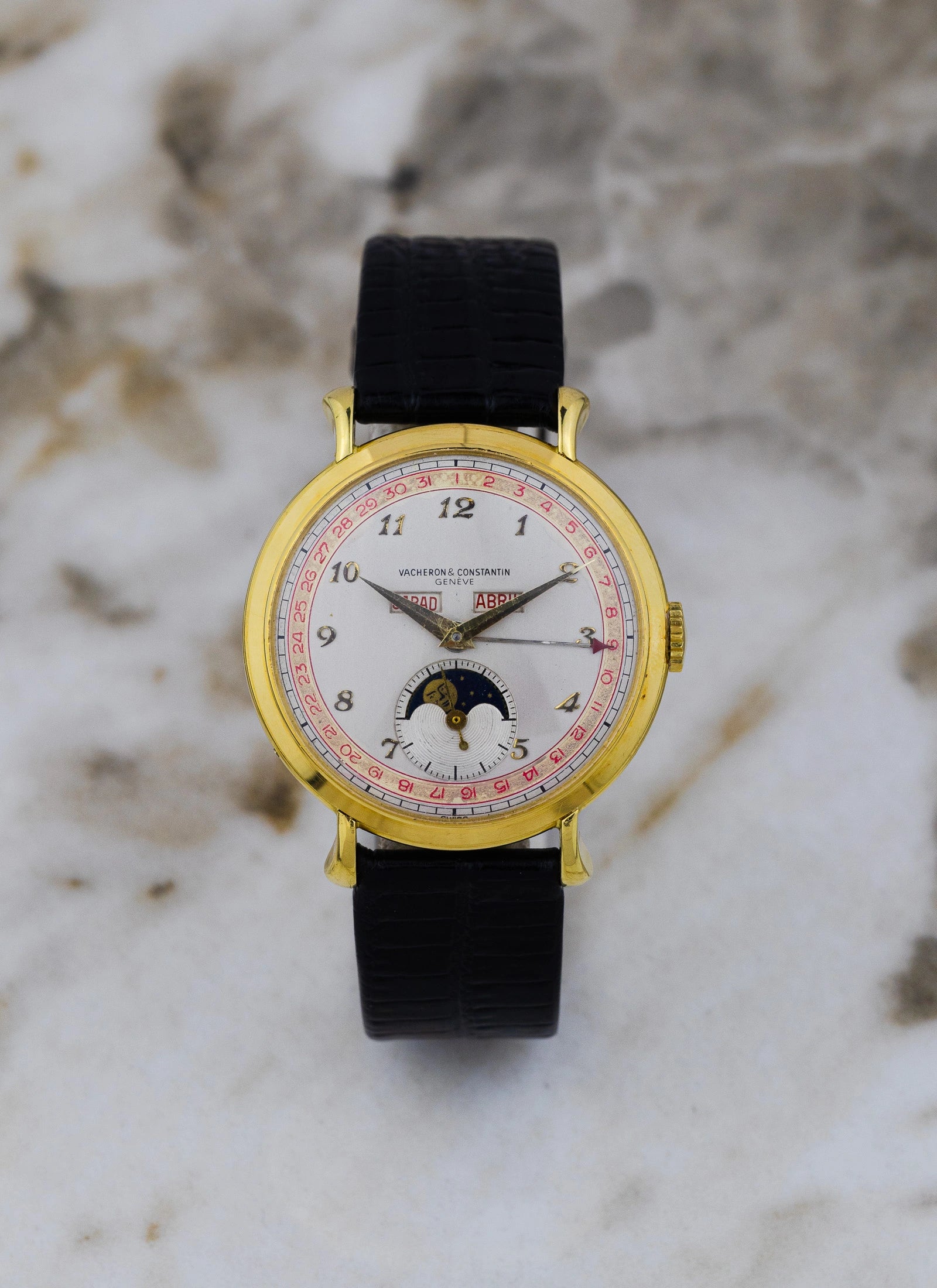 1971 18K Vacheron Constantin Triple Calendar Moonphase 7729 cal. 7-1430