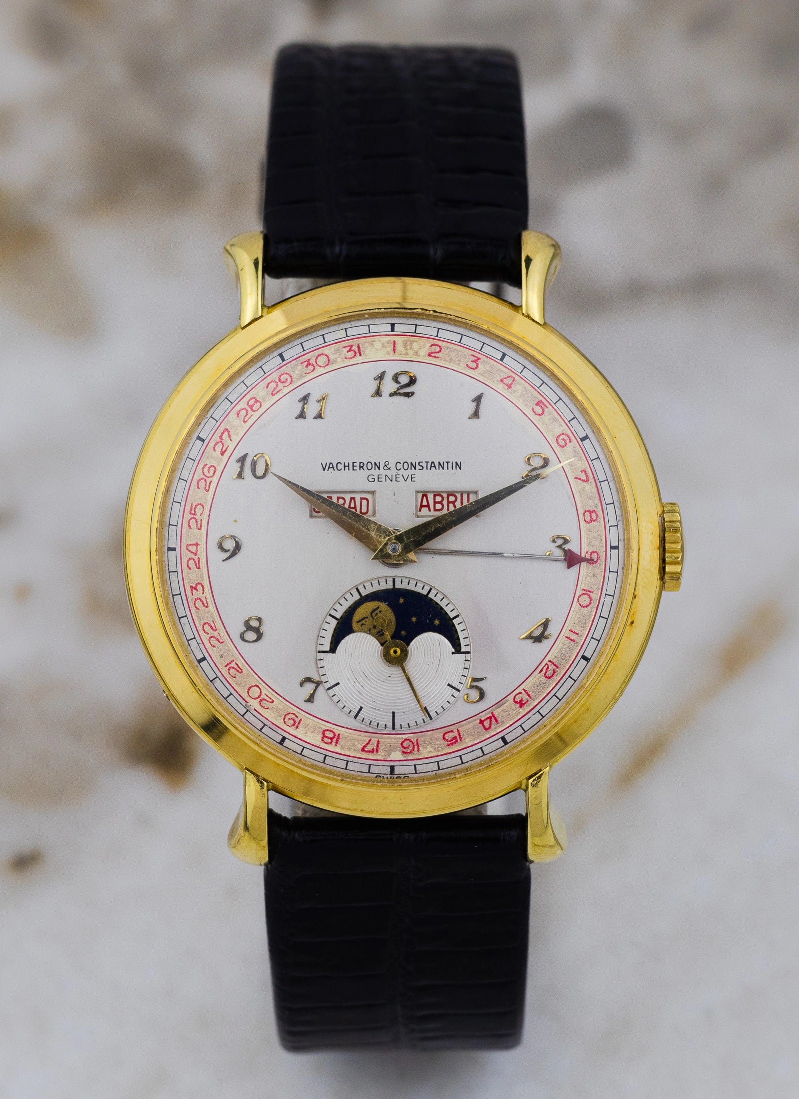 1971 18K Vacheron Constantin Triple Calendar Moonphase 7729 cal. 7-1430