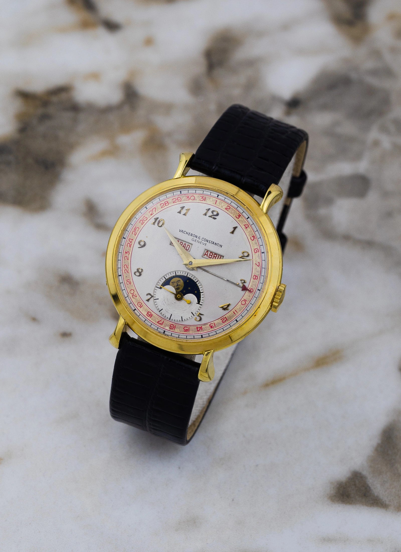1971 18K Vacheron Constantin Triple Calendar Moonphase 7729 cal. 7-1430