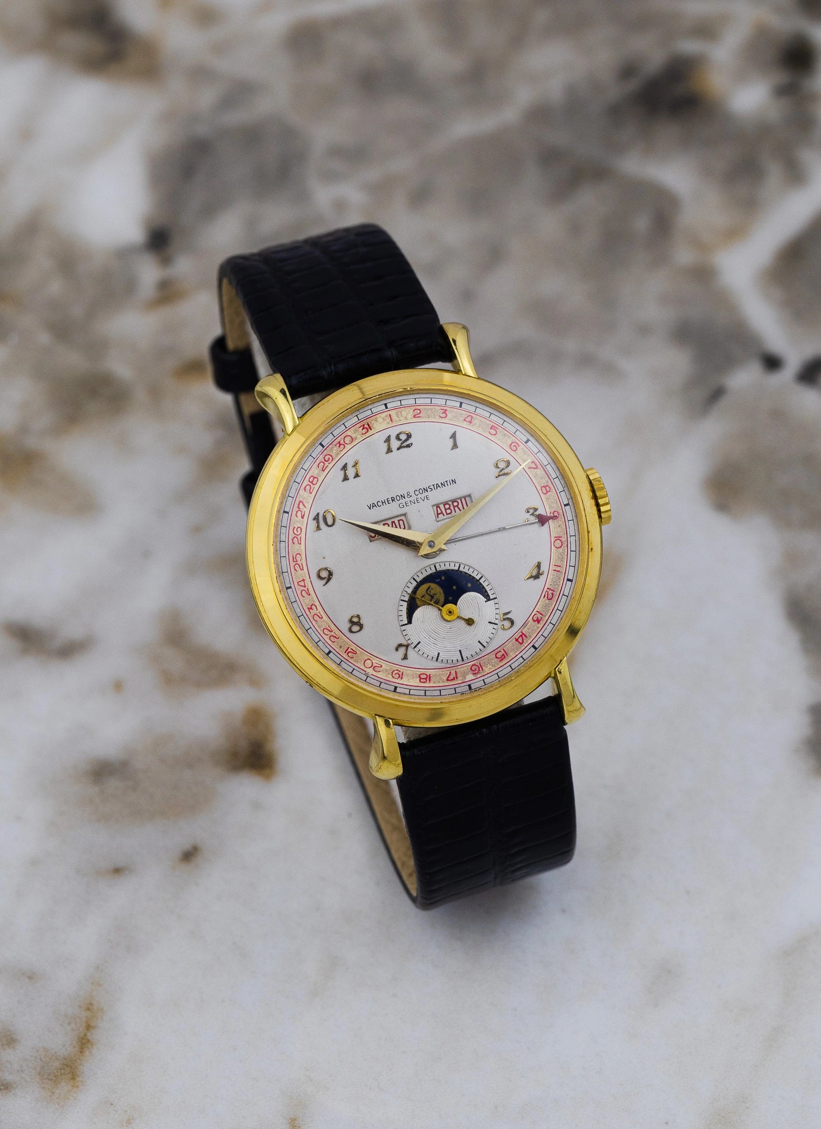 1971 18K Vacheron Constantin Triple Calendar Moonphase 7729 cal. 7-1430