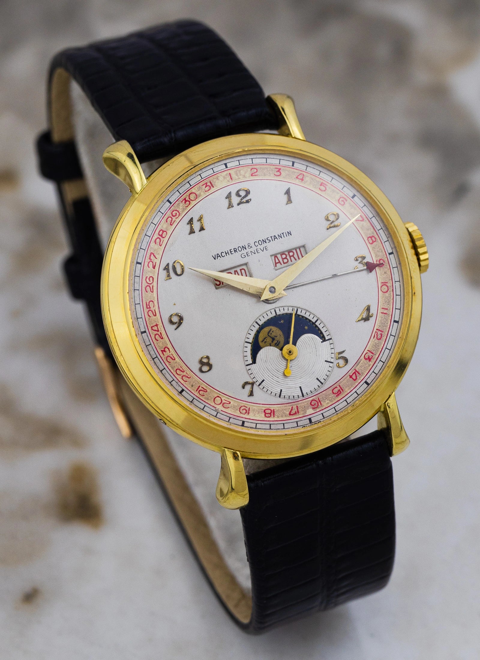 1971 18K Vacheron Constantin Triple Calendar Moonphase 7729 cal. 7-1430