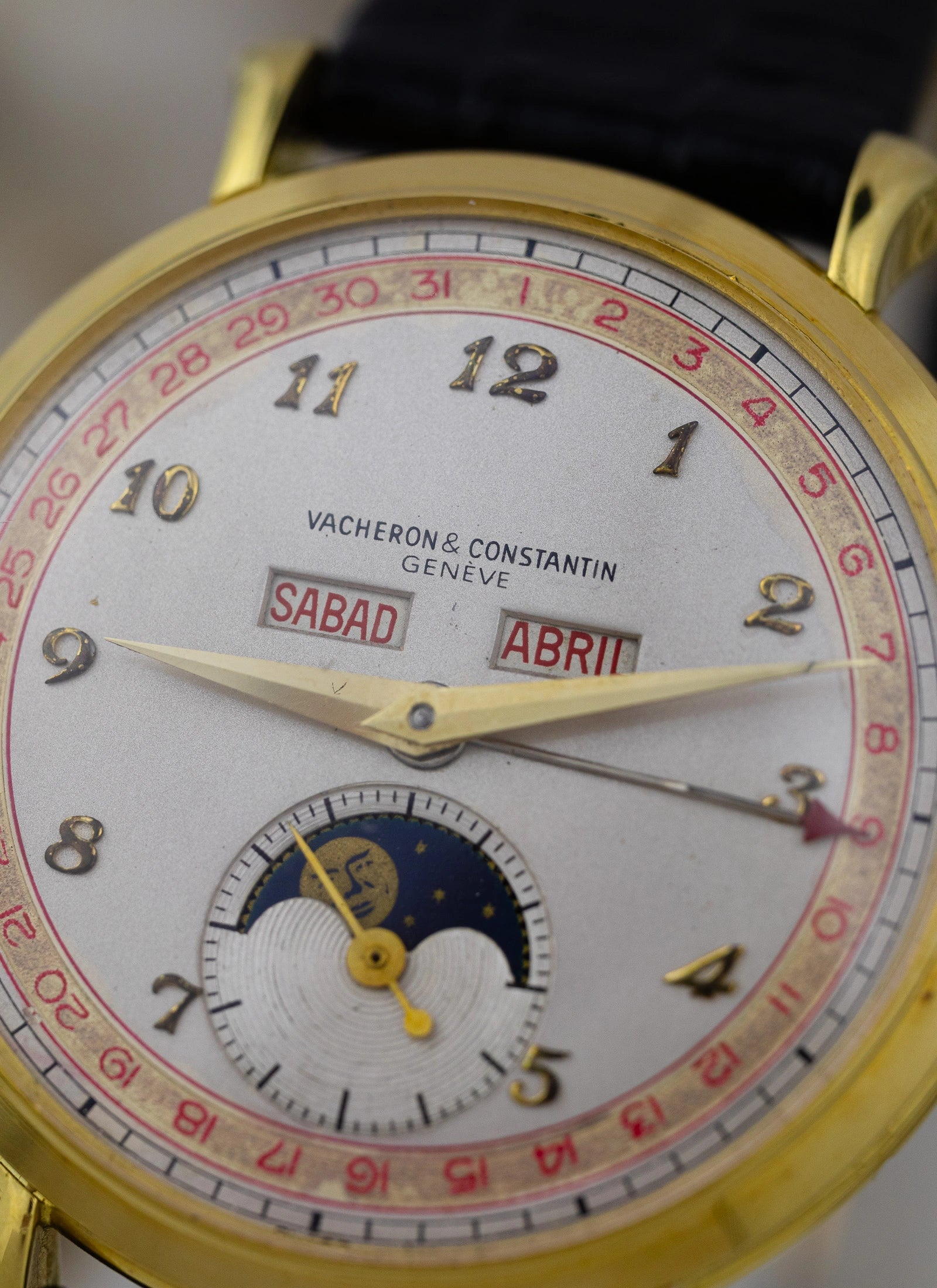 1971 18K Vacheron Constantin Triple Calendar Moonphase 7729 cal. 7-1430