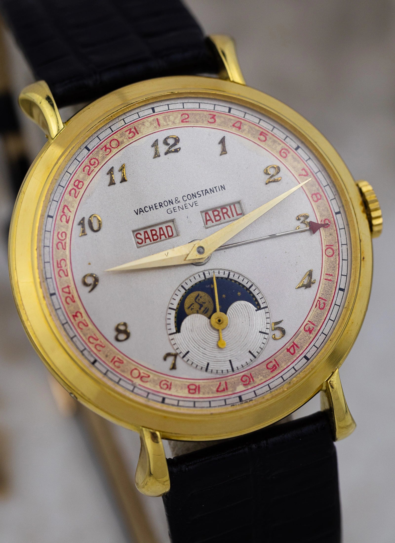 1971 18K Vacheron Constantin Triple Calendar Moonphase 7729 cal. 7-1430