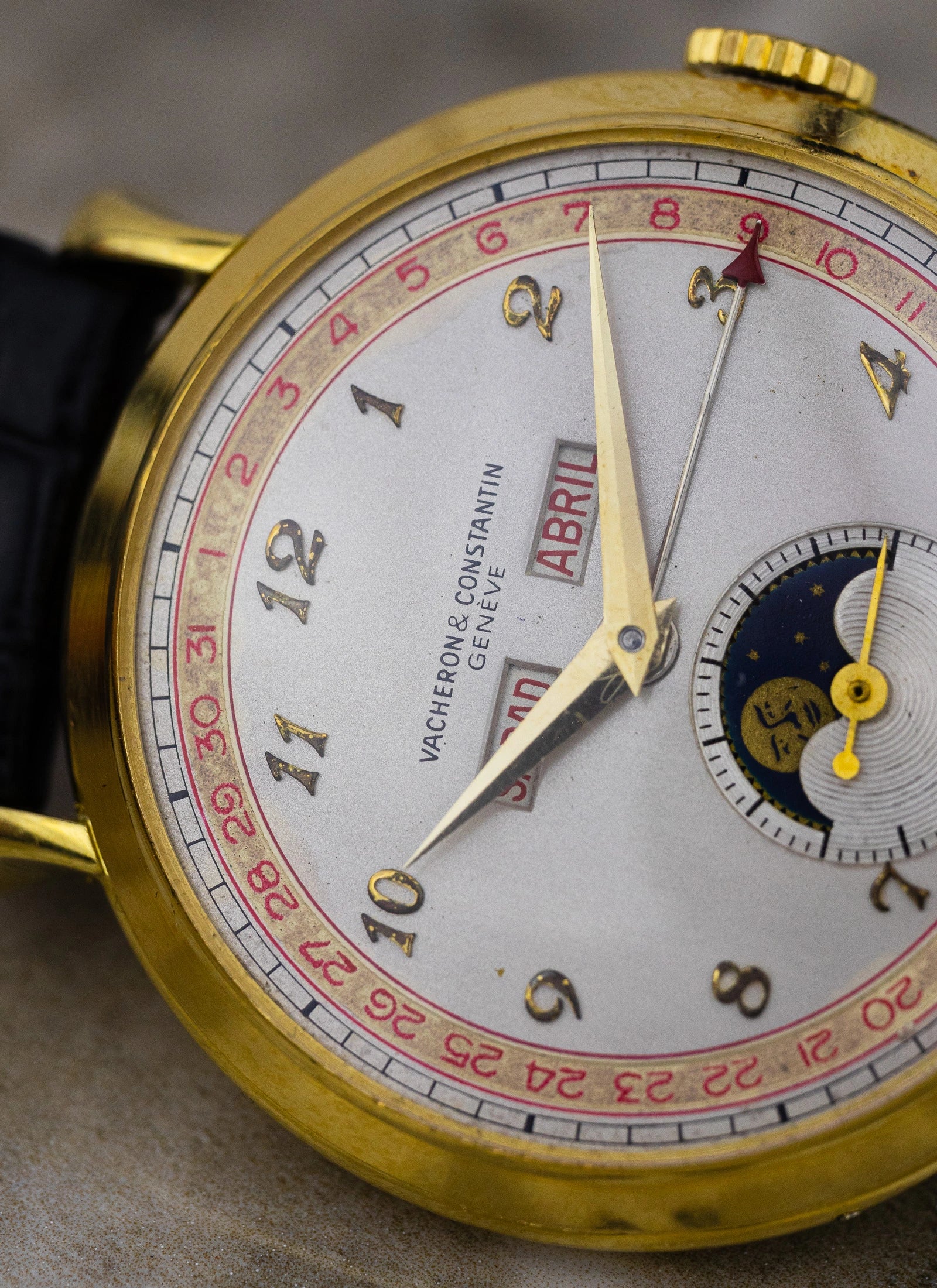 1971 18K Vacheron Constantin Triple Calendar Moonphase 7729 cal. 7-1430