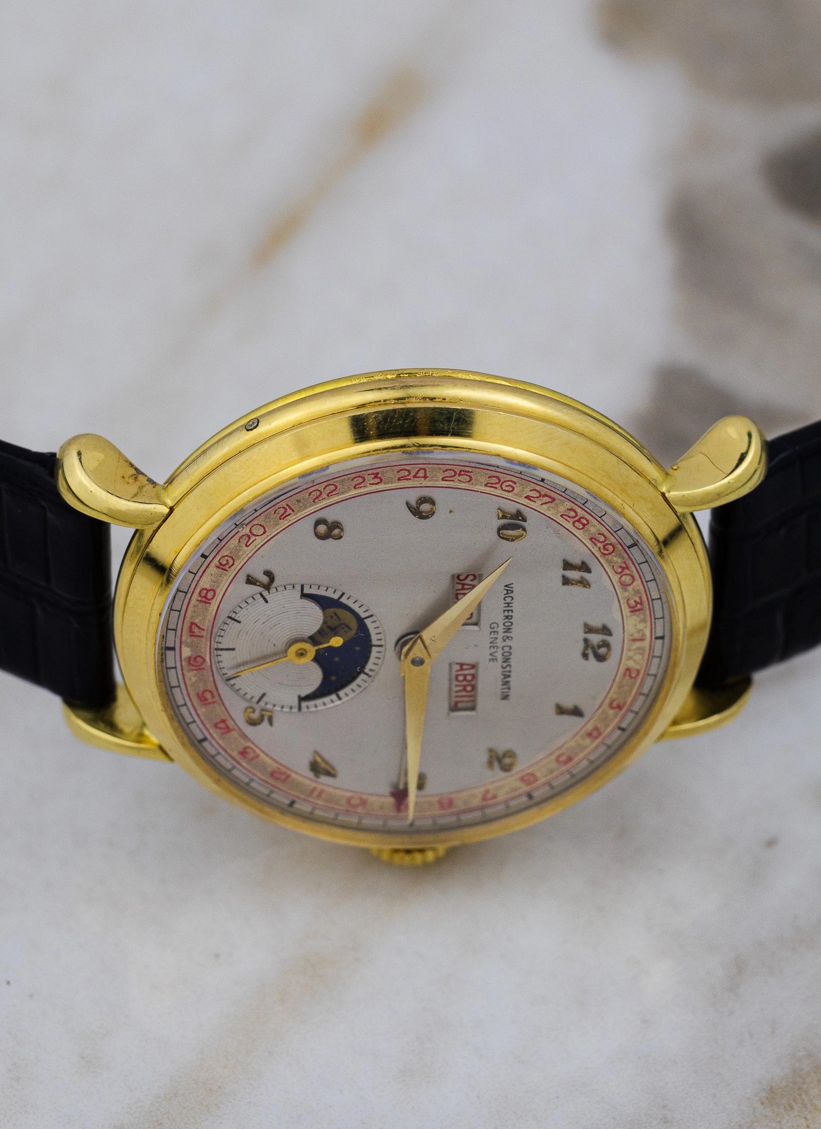 1971 18K Vacheron Constantin Triple Calendar Moonphase 7729 cal. 7-1430