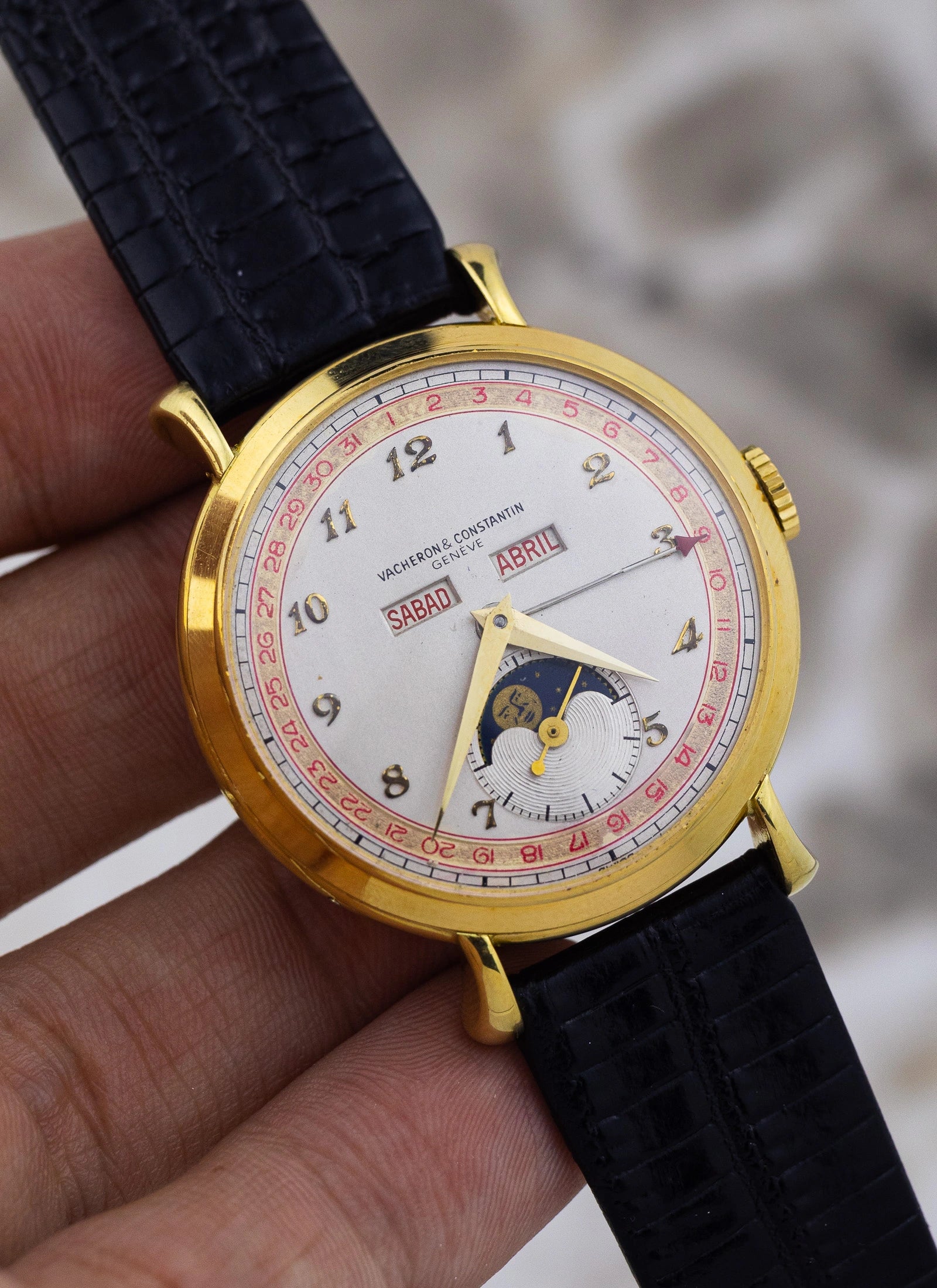 1971 18K Vacheron Constantin Triple Calendar Moonphase 7729 cal. 7-1430