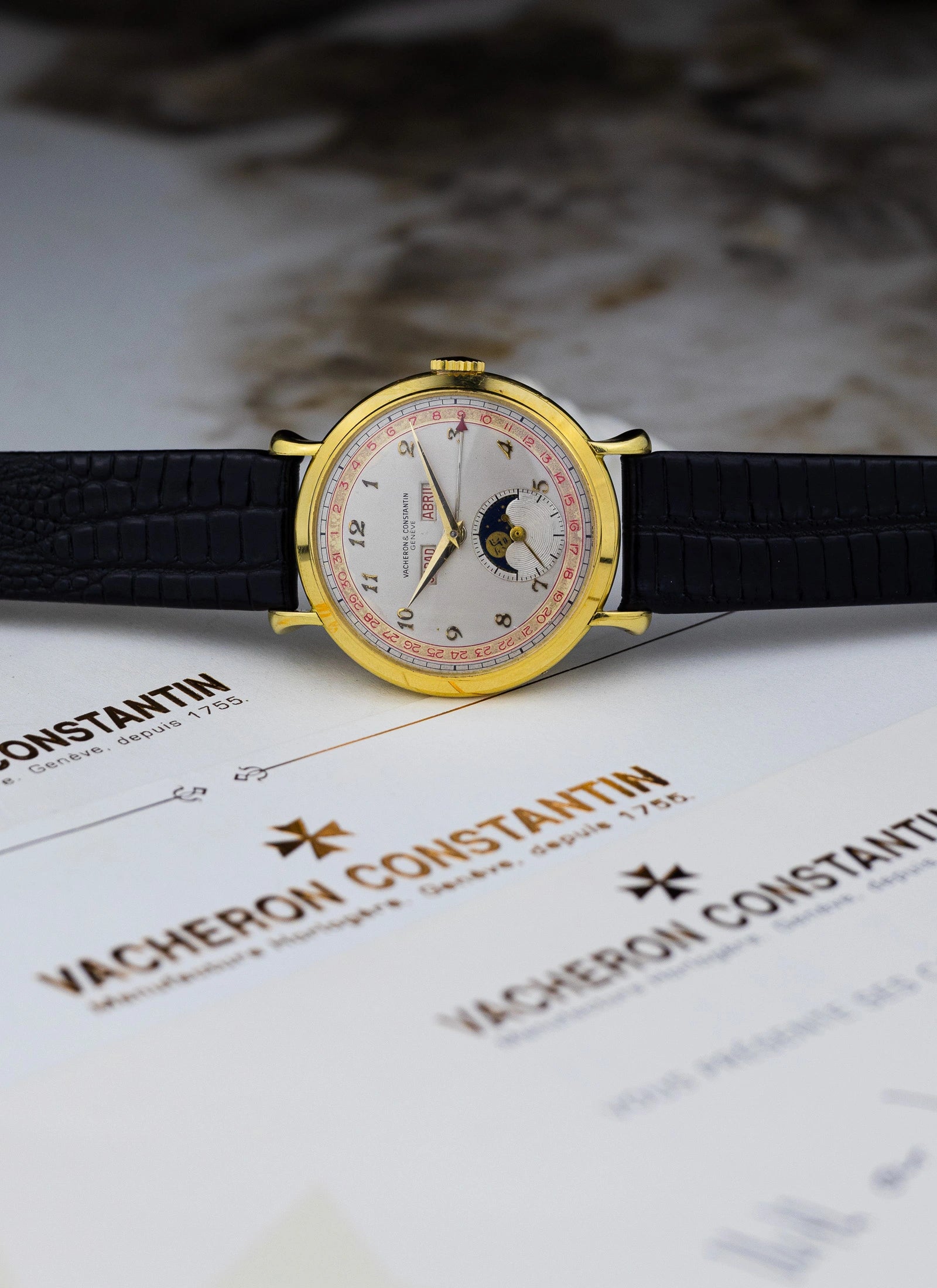 1971 18K Vacheron Constantin Triple Calendar Moonphase 7729 cal. 7-1430