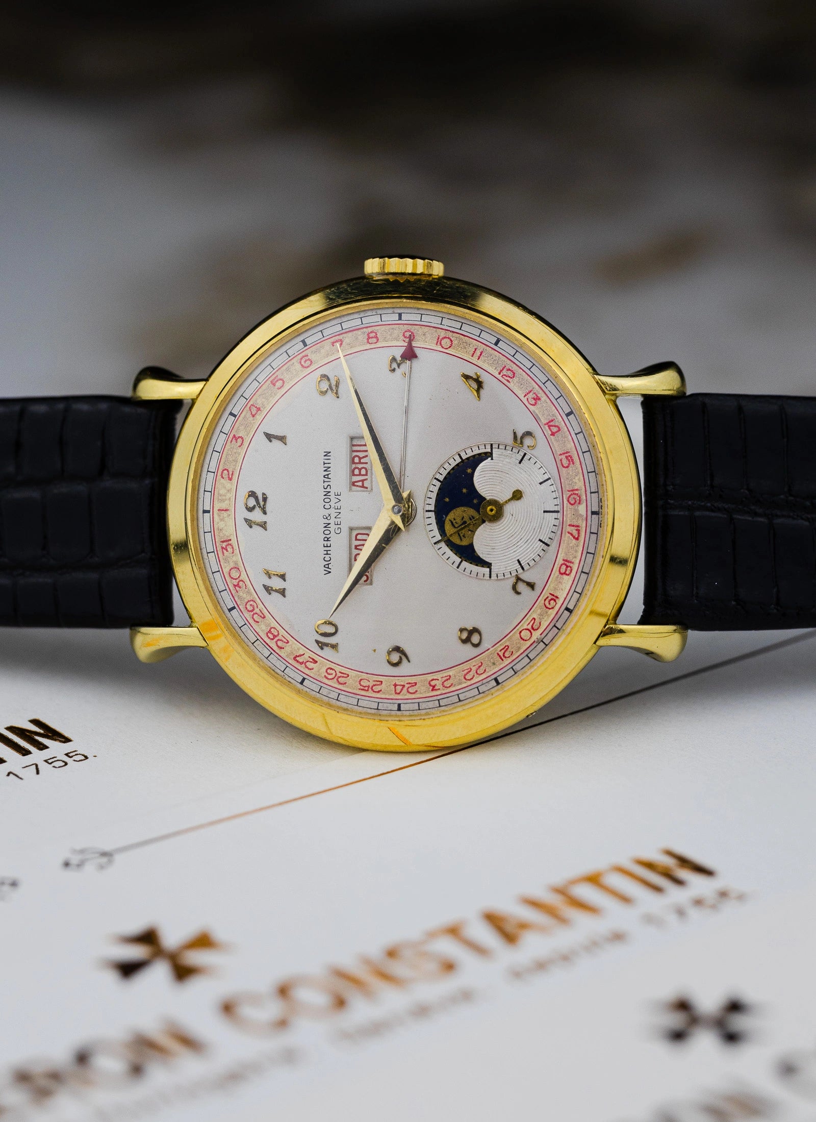 1971 18K Vacheron Constantin Triple Calendar Moonphase 7729 cal. 7-1430