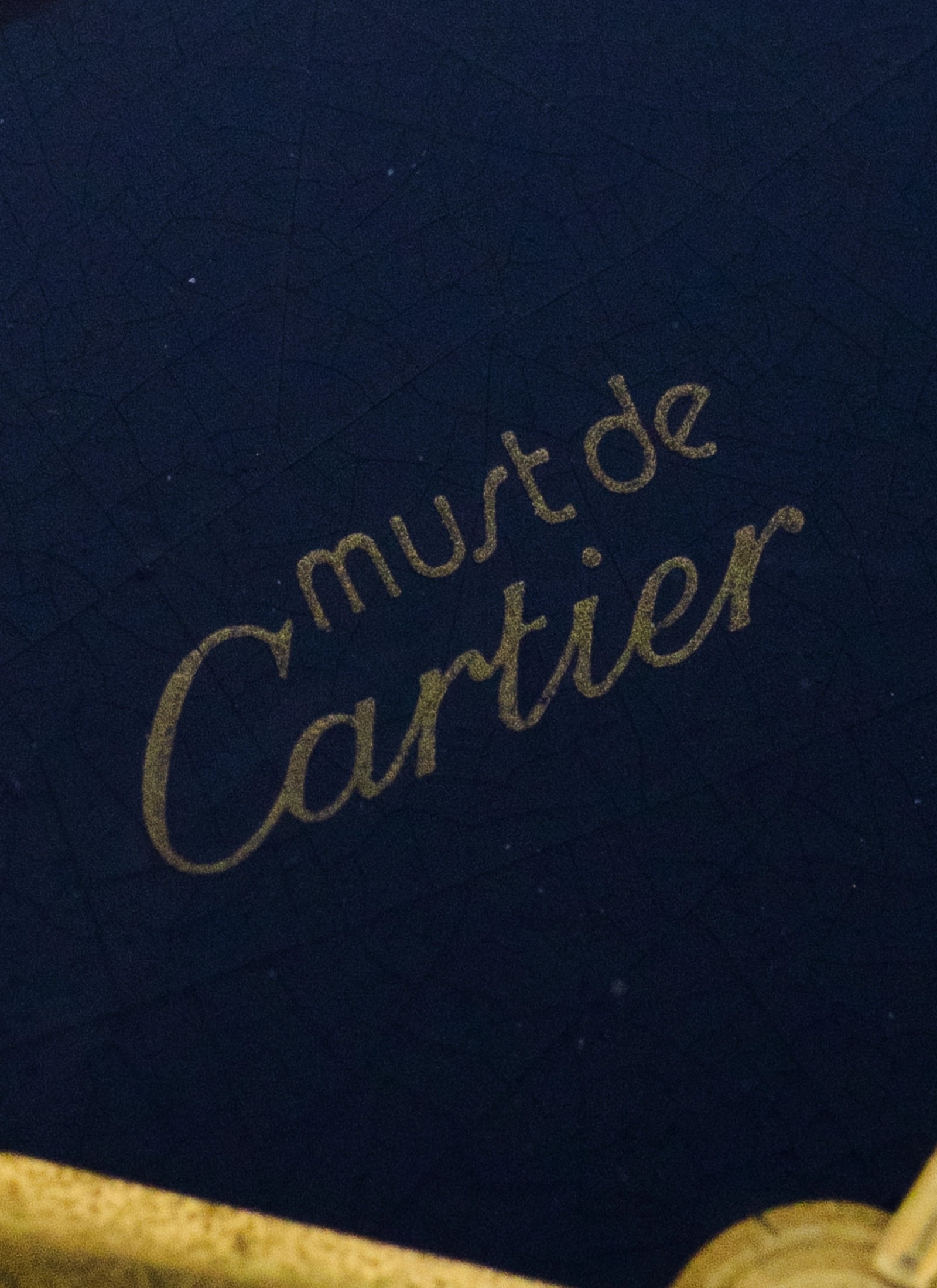 1980 Lady Cartier Must Vendome Black Dial 84977913 Travel Box & Papers