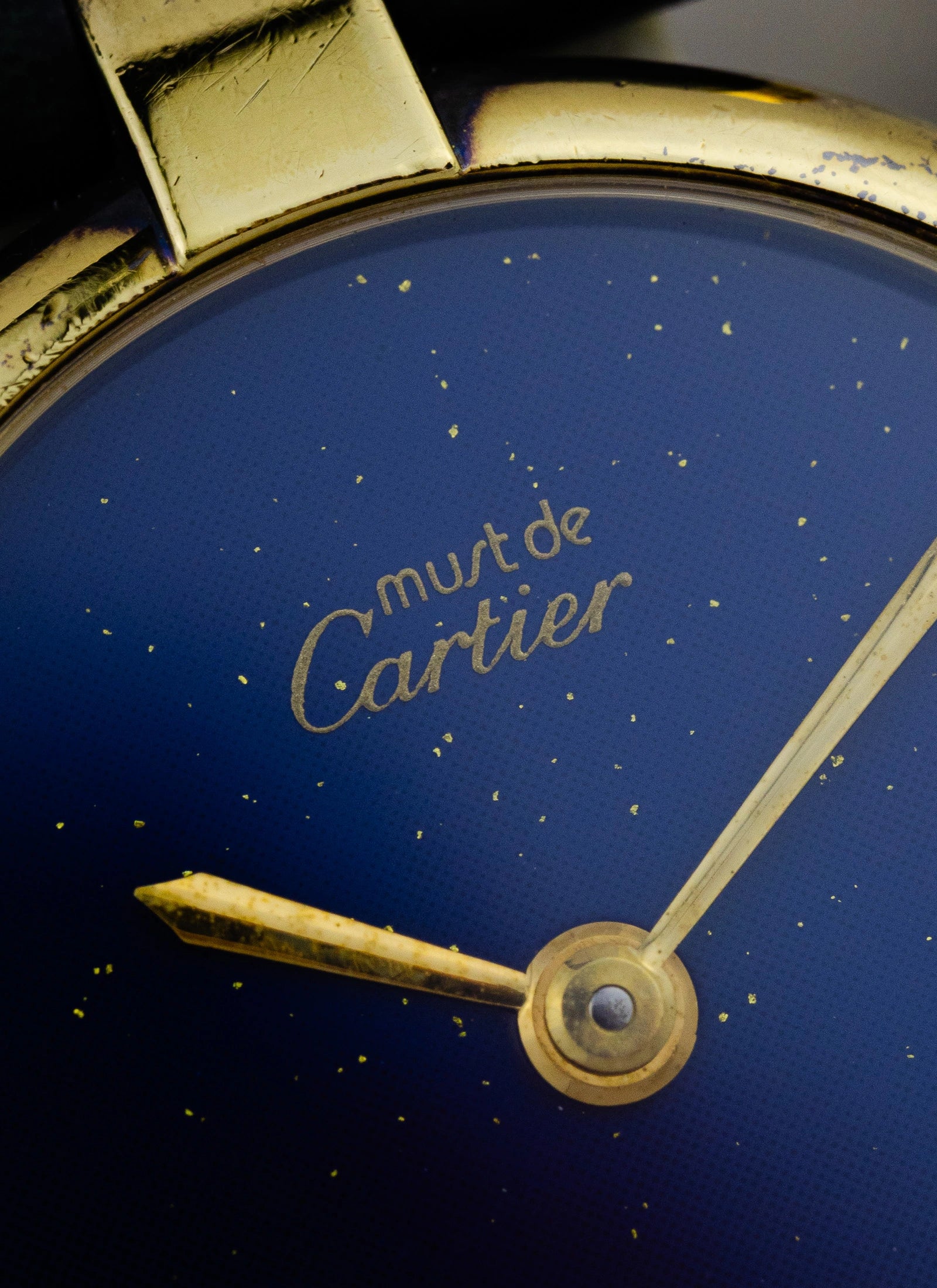 1990s Cartier Vendome Lapis Dial 590004