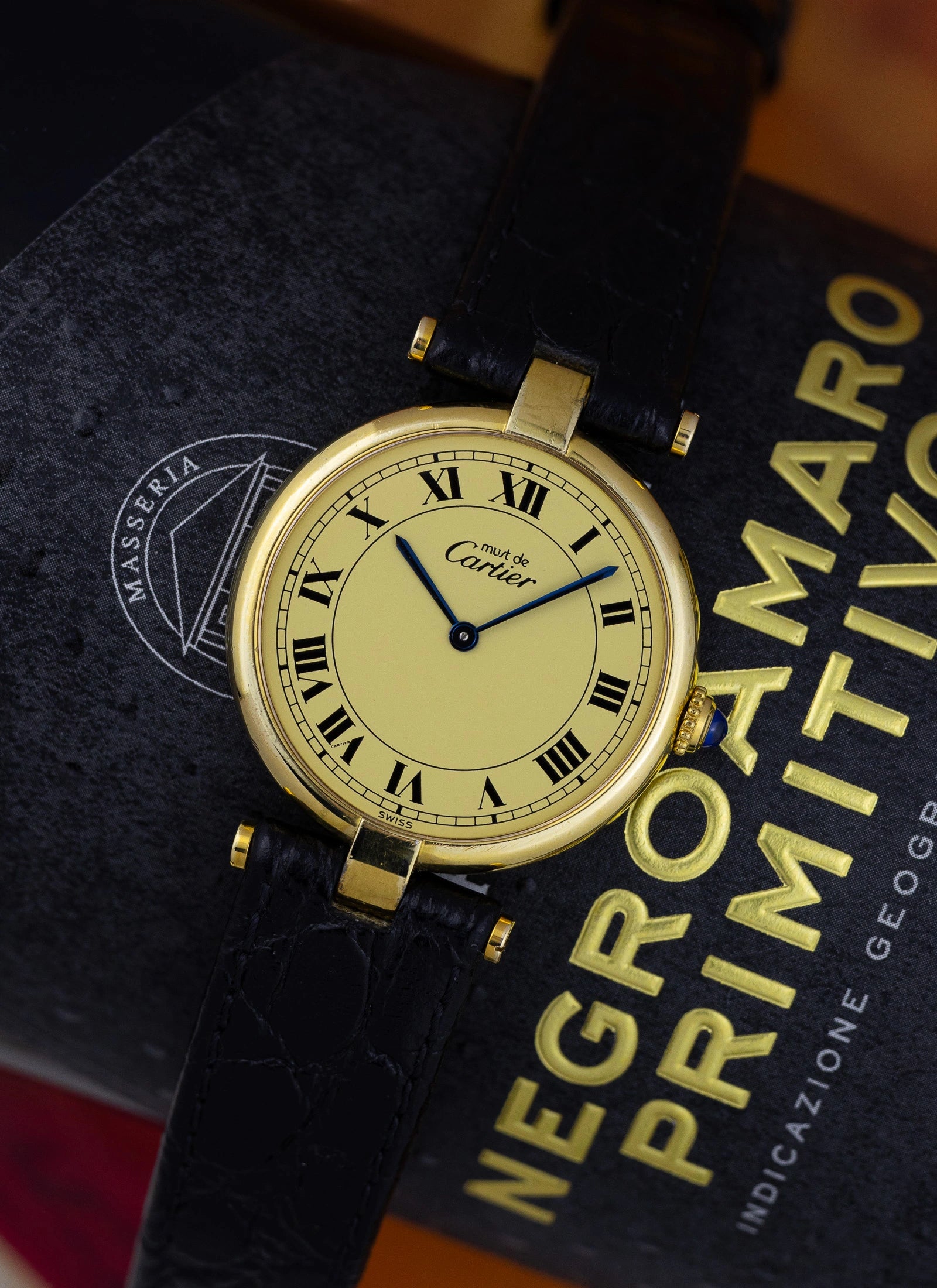 1990s Cartier Vendome Must Roman Dial