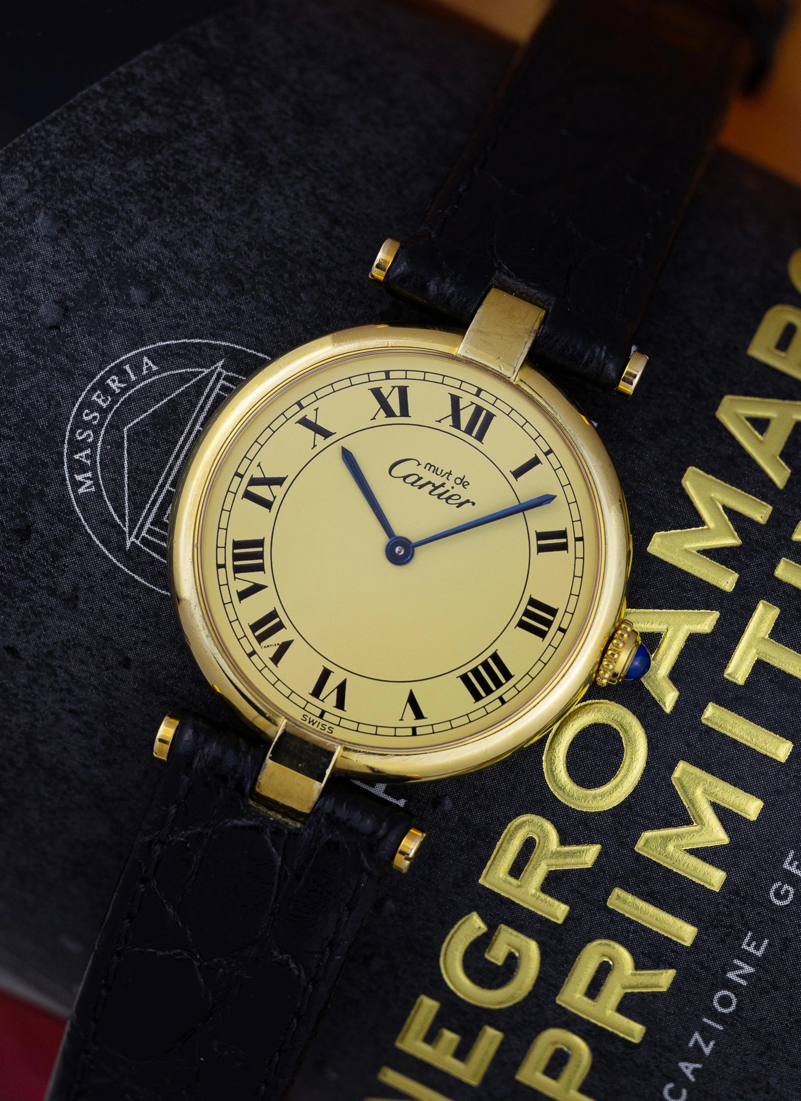 1990s Cartier Vendome Must Roman Dial