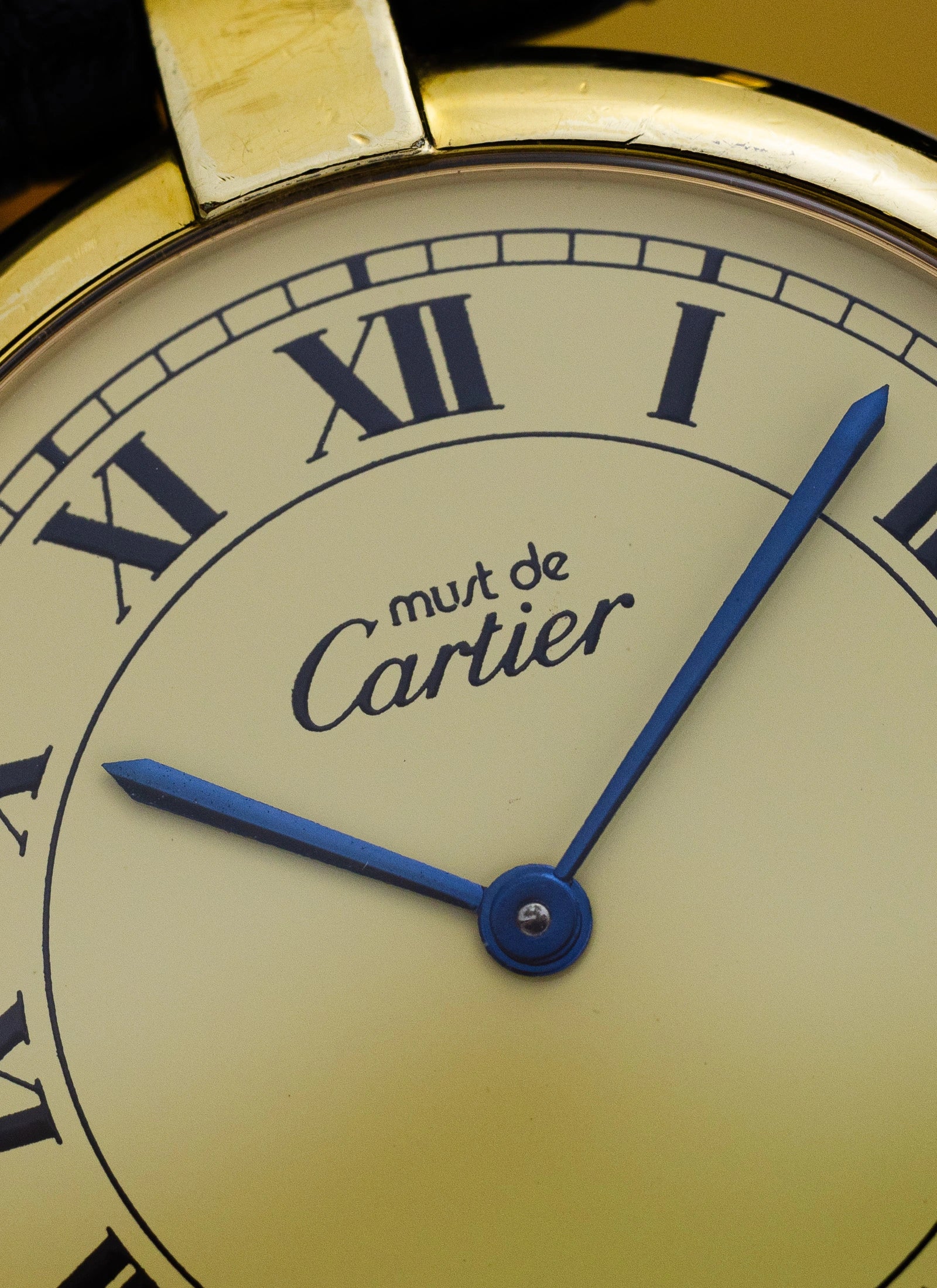 1990s Cartier Vendome Must Roman Dial