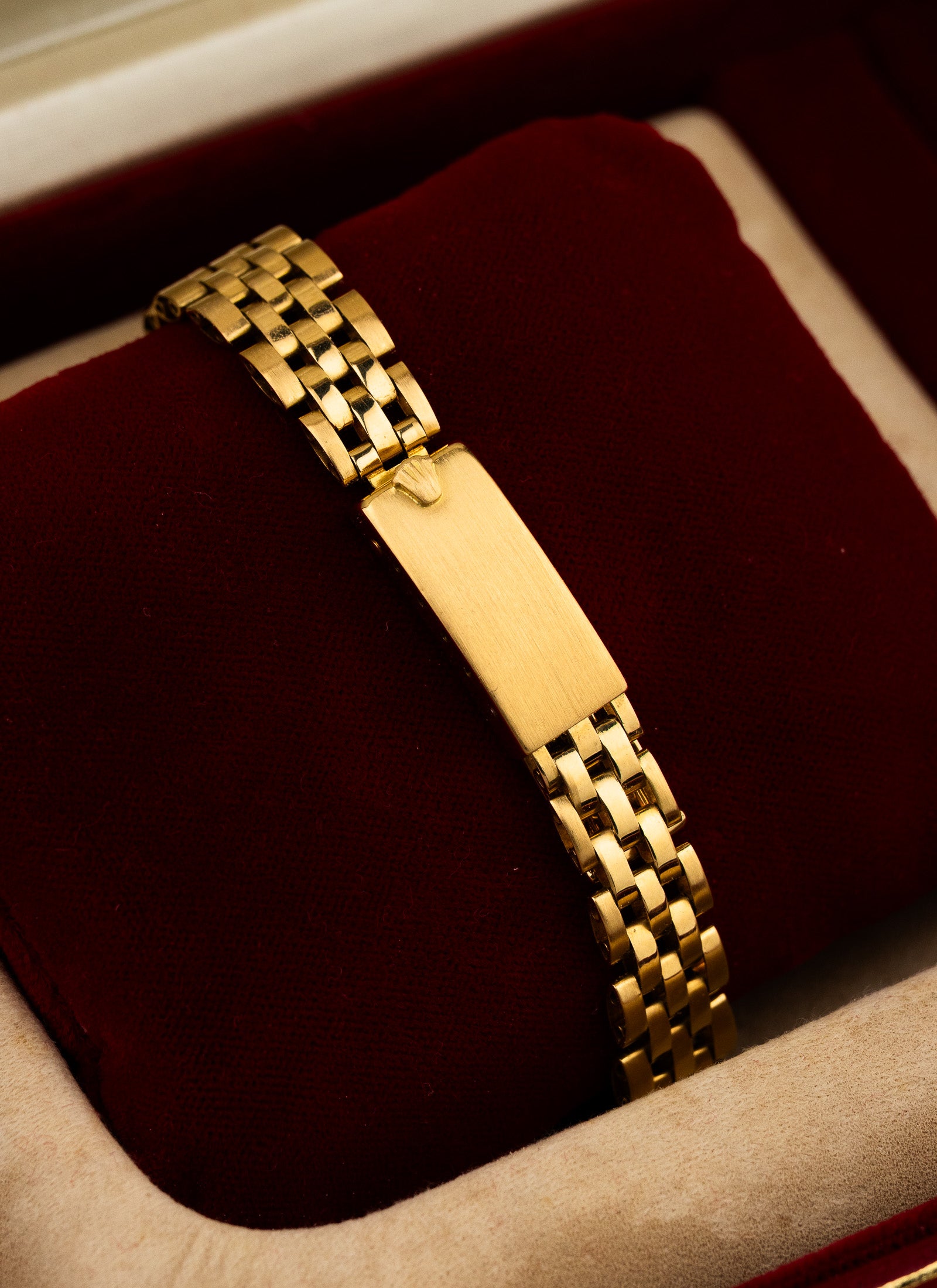 1979 18K Lady Rolex Datejust Wooden Diamonds Dial 6917 Serviced Box
