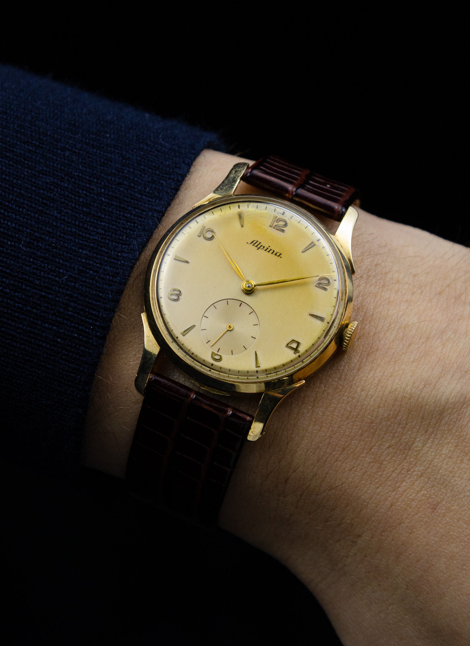 1960s 14K Alpina cal. 592