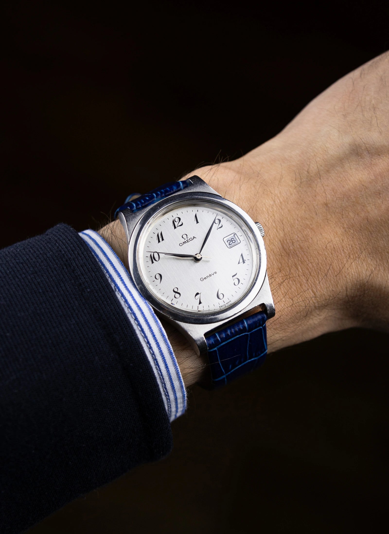 1972 Omega Geneve Breguet Numerals 136.0102 cal. 1030