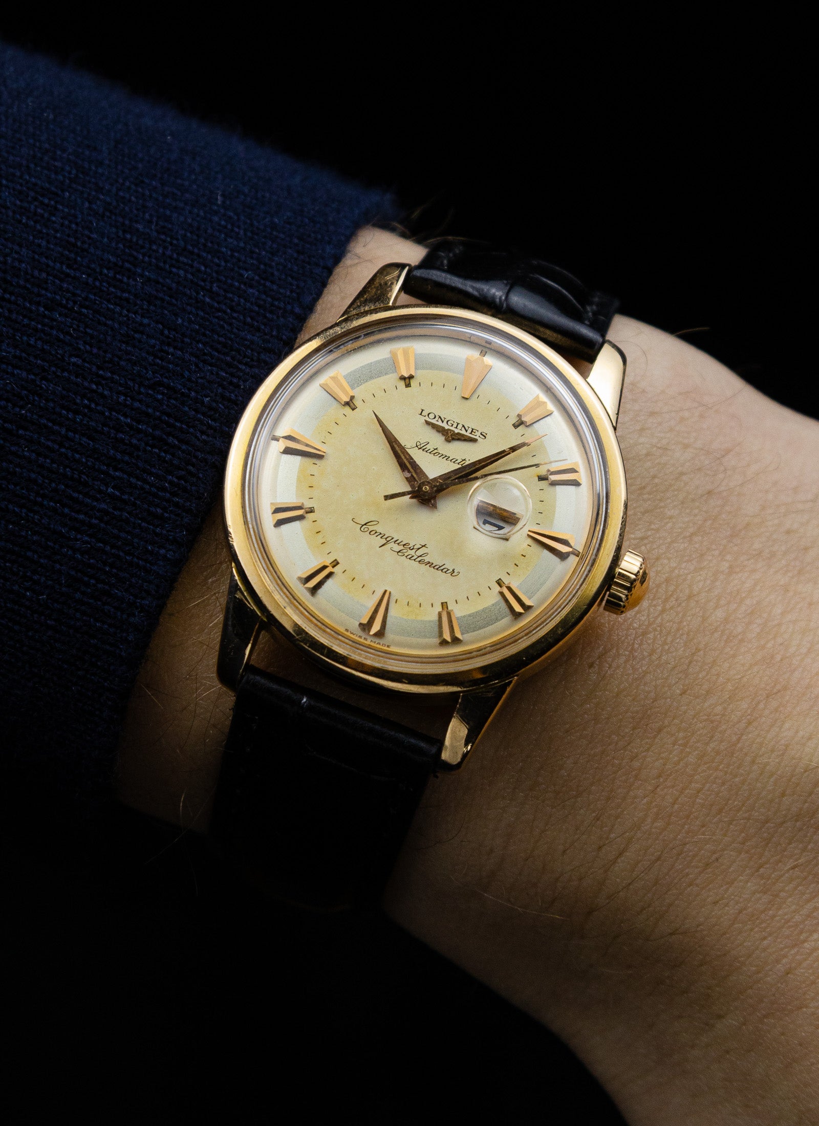 1959 Longines Conquest Calendar 9005 cal. 19 ASD