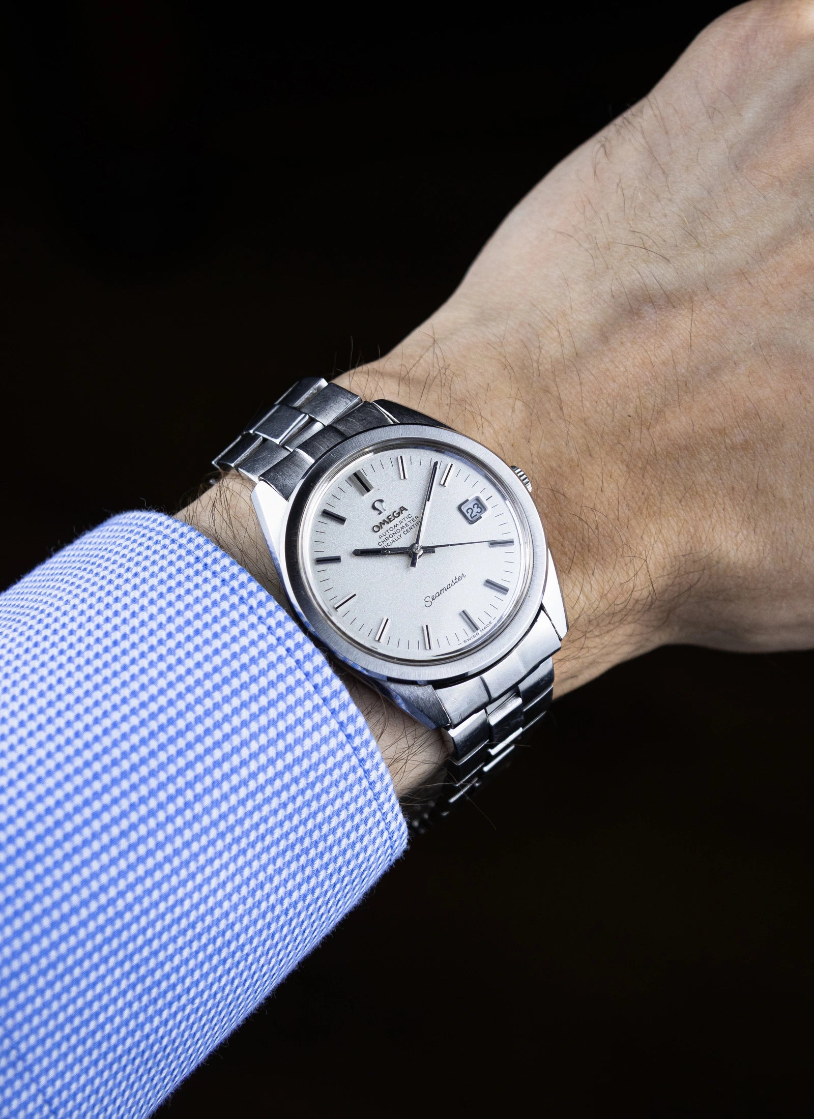 1970 Omega Seamaster Chronometer Sparkle Dial 168.022 cal. 564