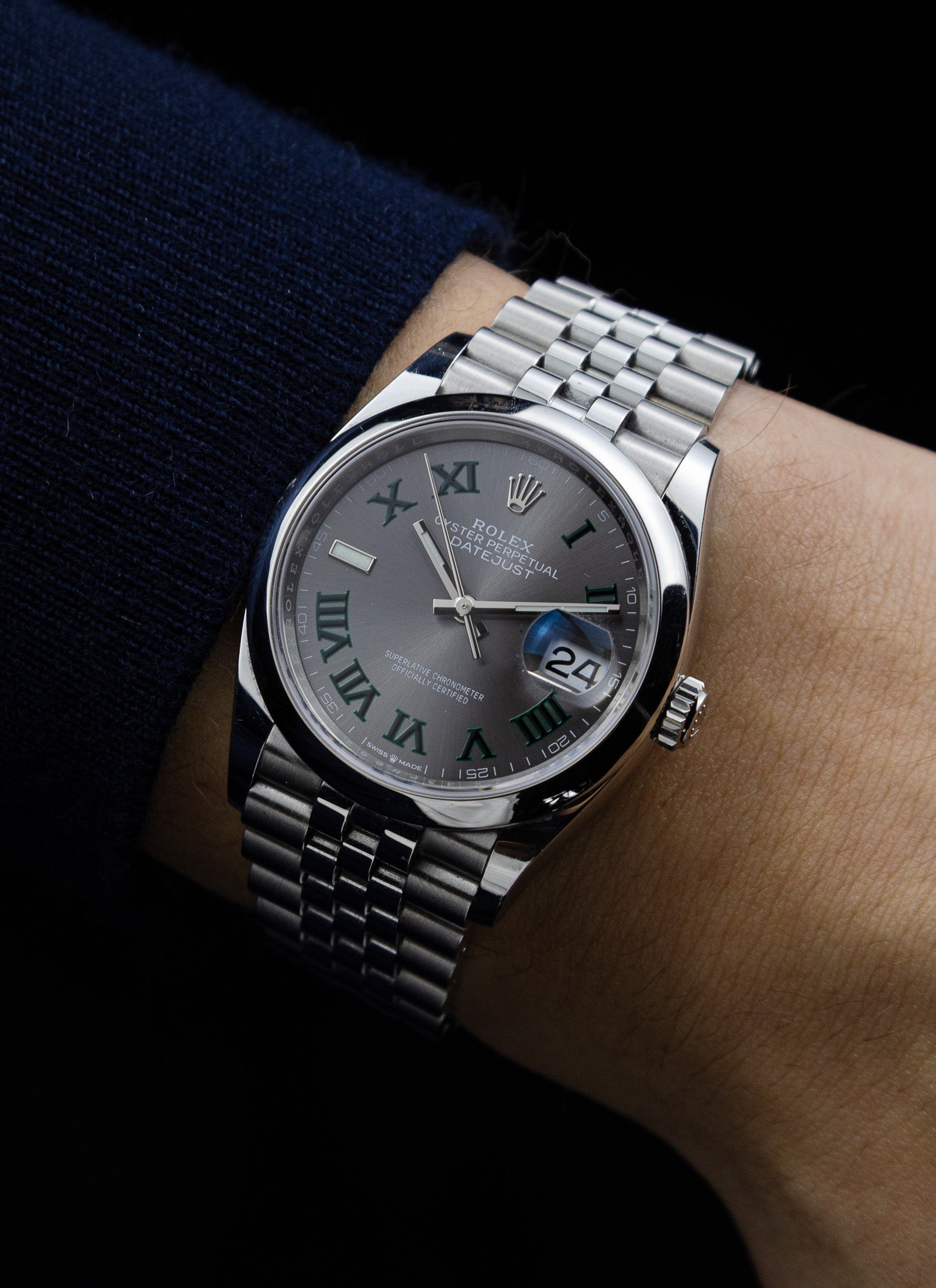 2023 Rolex Datejust Wimbledon 126200 Full Set Kruk