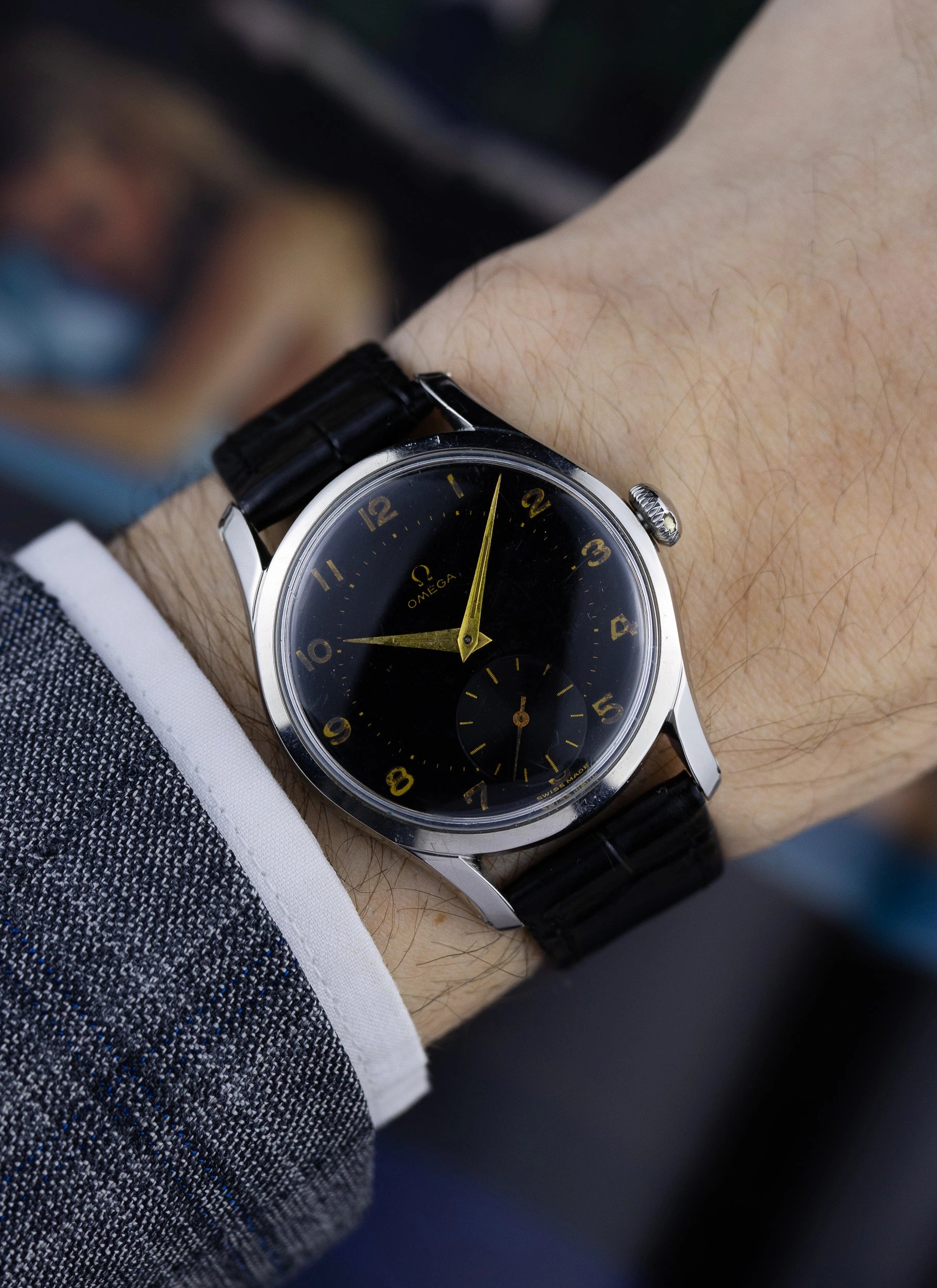 1950 Omega Seamaster Black Dial 2640-5SC cal. 265 Serviced