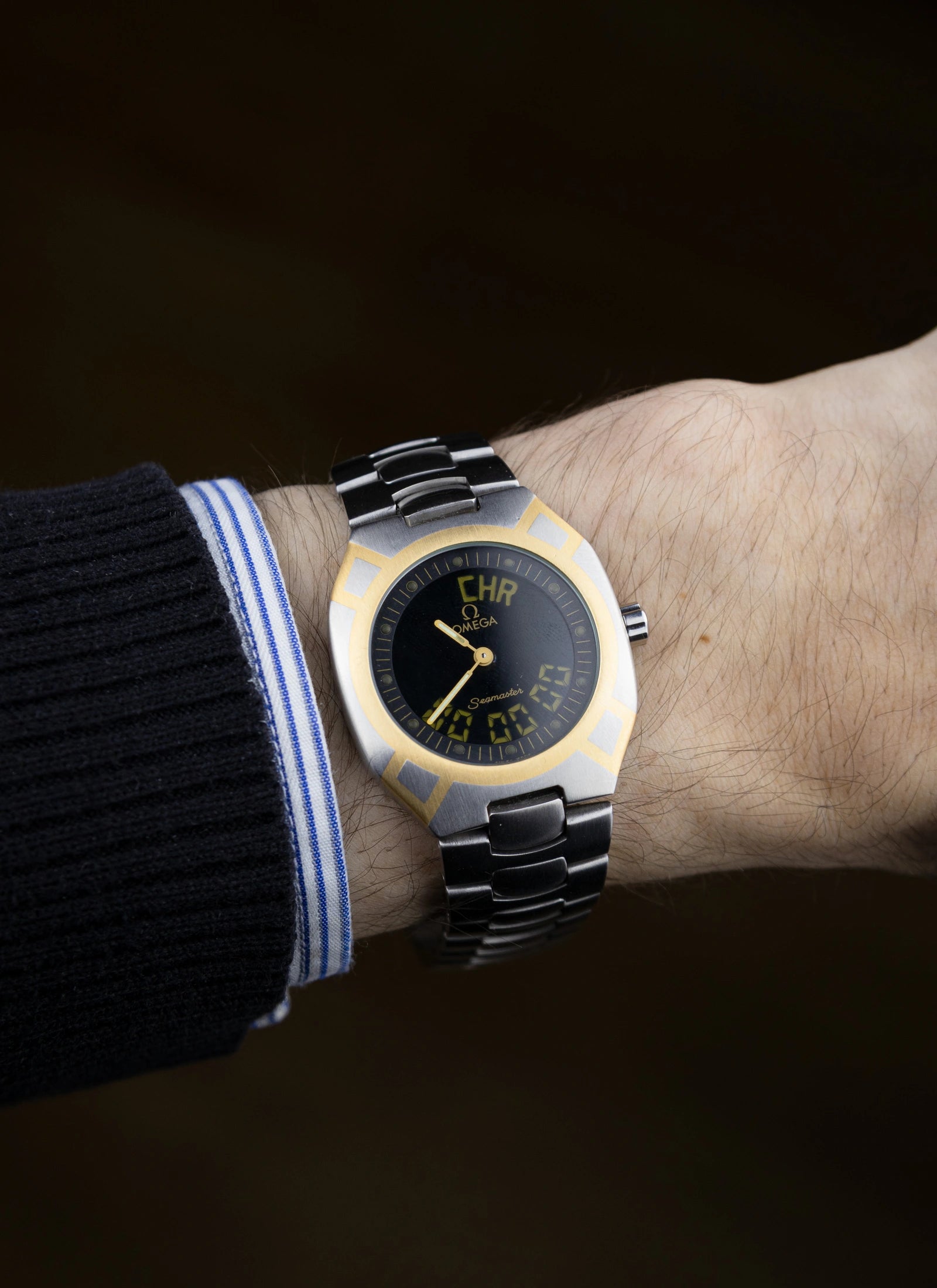 1990 Omega Seamaster Polaris Multifunction 386.0822 PEWEX